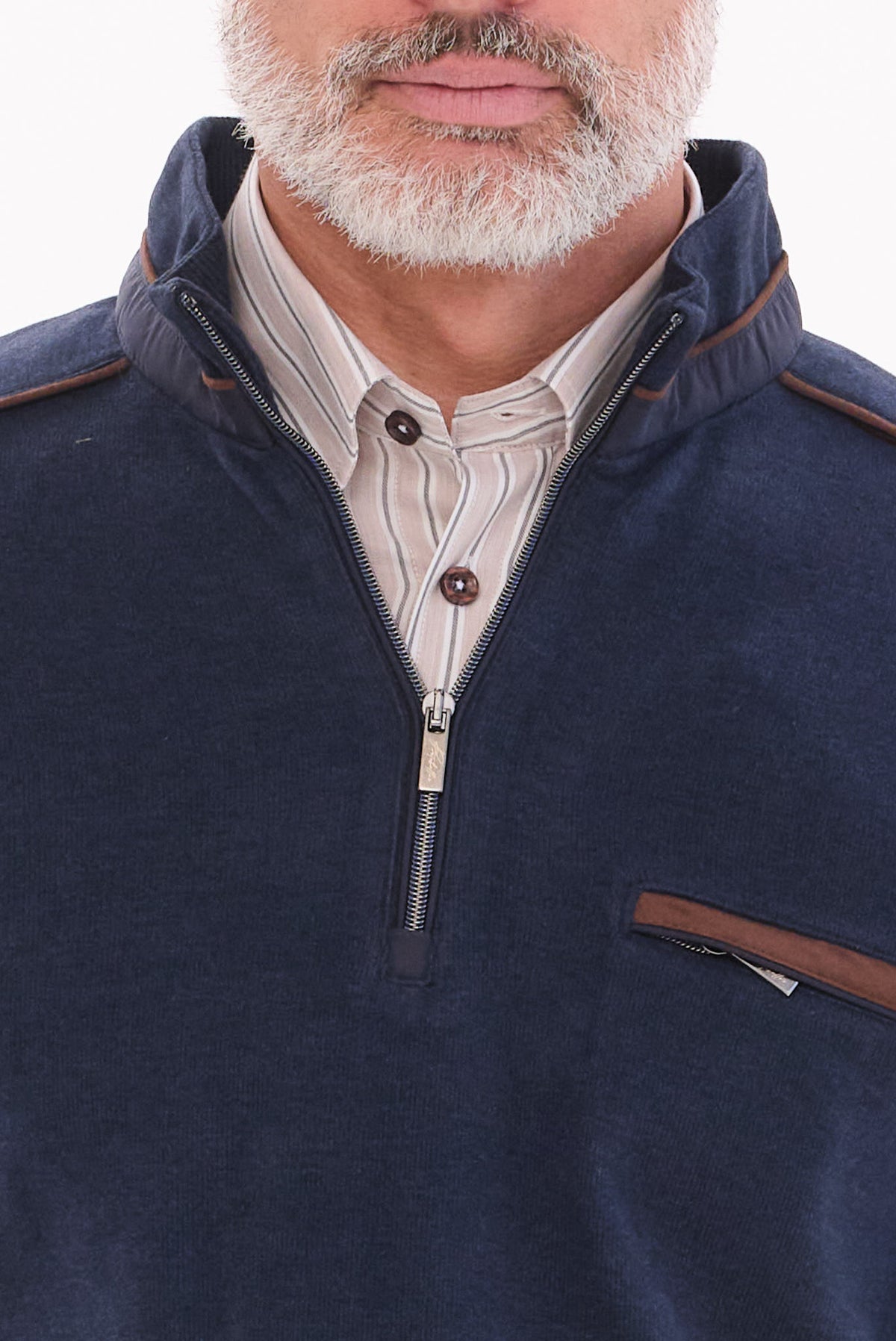 ΑΝΔΡΙΚΟ ΡΑΦ LUPETTO ZIP ΠΟΥΛΟΒΕΡ PORTOBELLO'S REGULAR FIT