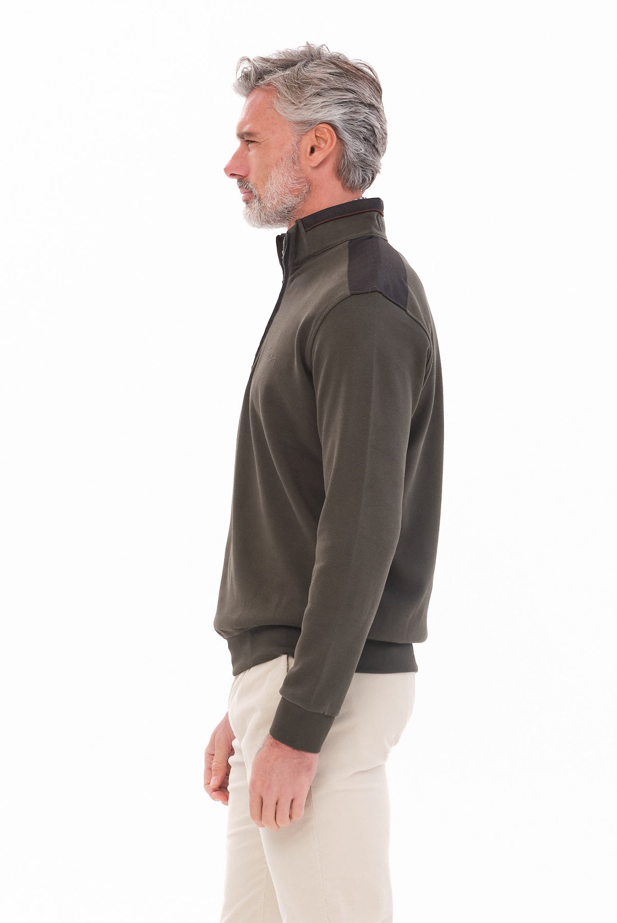 ΑΝΔΡΙΚΟ ΛΑΔΙ ΠΟΥΛΟΒΕΡ LUPETTO ZIP PORTOBELLO'S REGULAR FIT