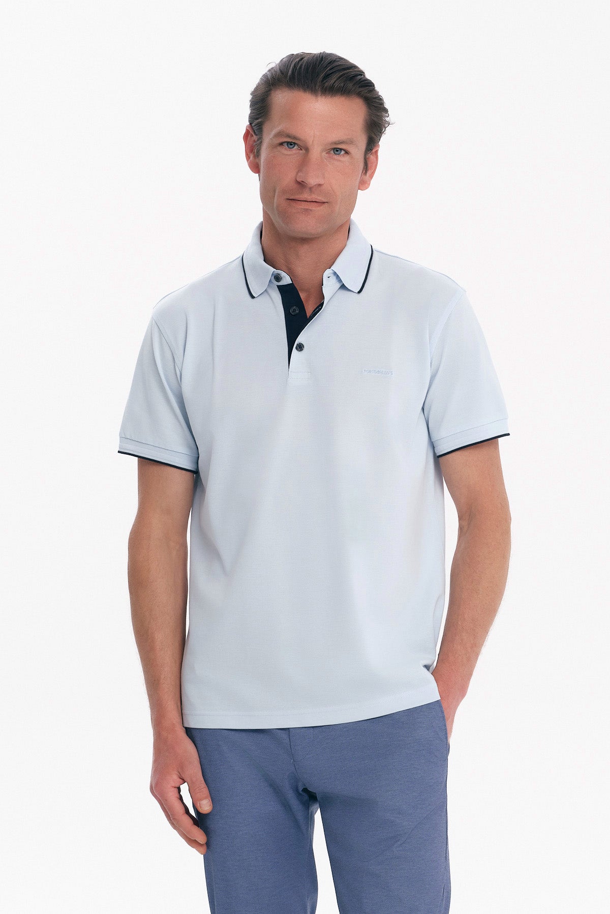 ΑΝΔΡΙΚΟ ΣΙΕΛ POLO COTTON PIMA REGULAR FIT PORTOBELLO'S