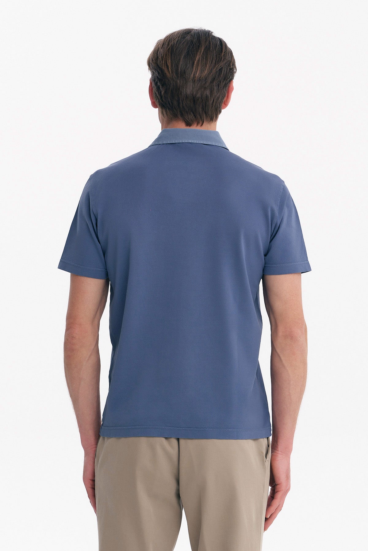 ΑΝΔΡΙΚΟ ΜΠΛΕ ΡΑΦ POLO REGULAR FIT ΜΕ ΤΣΕΠΗ ΣΤΟ ΣΤΗΘΟΣ