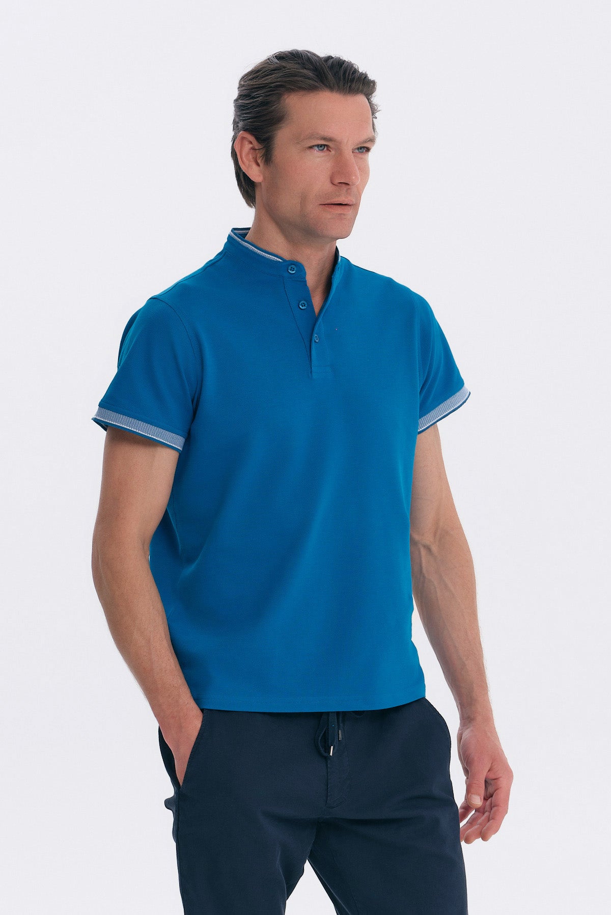 ΑΝΔΡΙΚΟ ΠΕΤΡΟΛ POLO REGULAR FIT PORTOBELLO'S MΕ ΜΑΟ ΓΙΑΚΑ