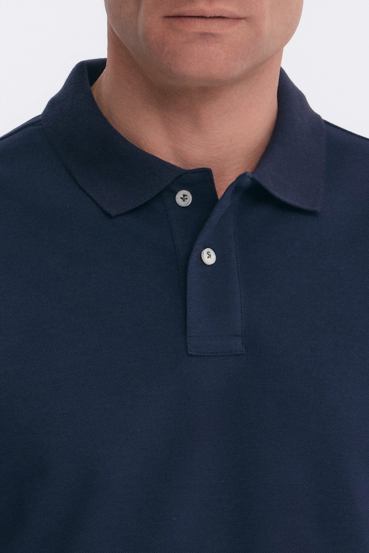 ΑΝΔΡΙΚΟ ΜΟΝΟΧΡΩΜΟ ΜΠΛΕ POLO REGULAR FIT PORTOBELLO'S