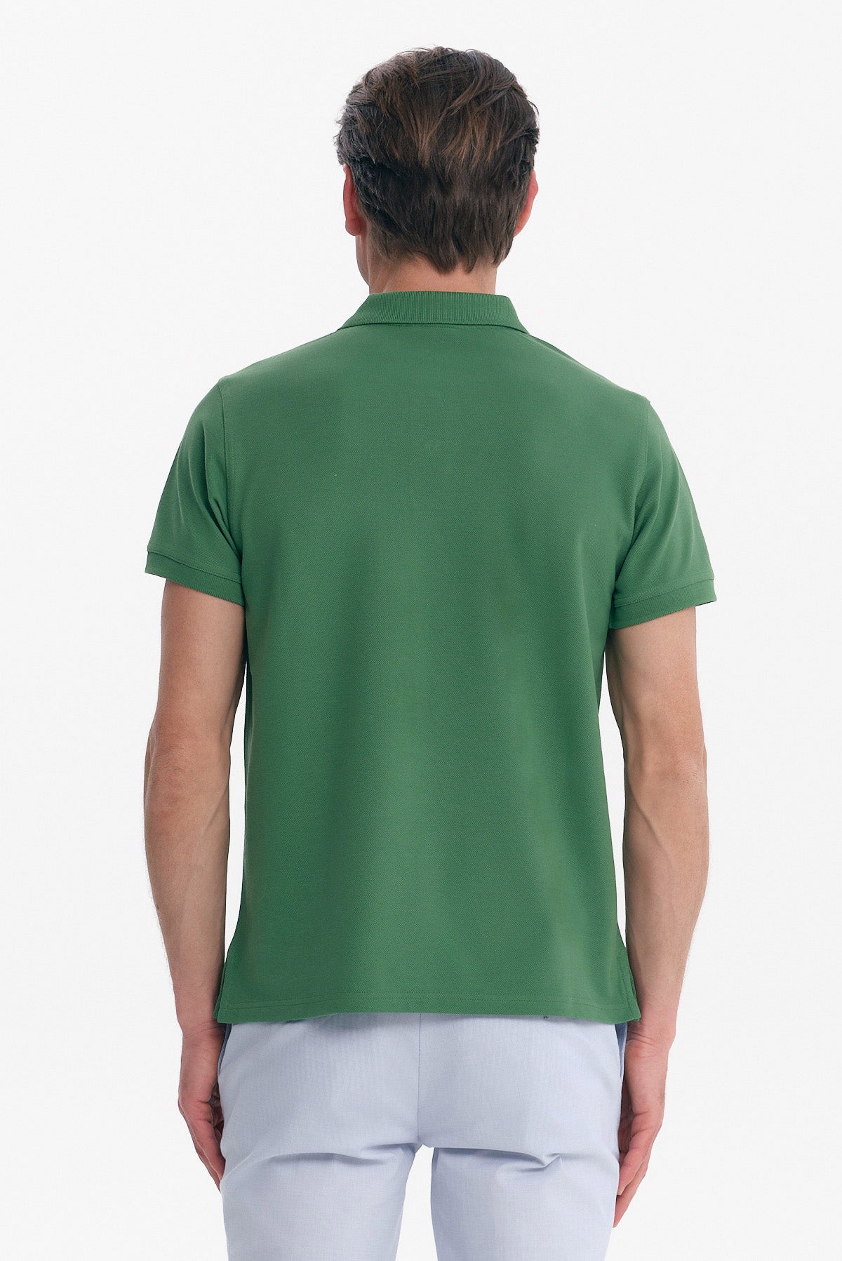ΑΝΔΡΙΚΟ ΜΟΝΟΧΡΩΜΟ ΠΡΑΣΙΝΟ POLO REGULAR FIT PORTOBELLO'S