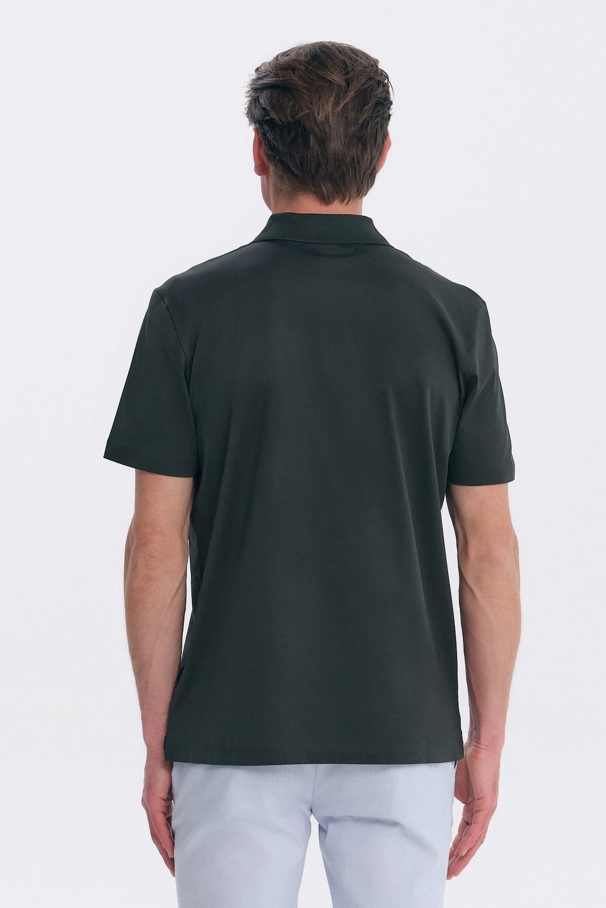 ΑΝΔΡΙΚΟ ΛΑΔΙ ΜΟΝΟΧΡΩΜΟ ΚΟΝΤΟΜΑΝΙΚΟ POLO JERSEY PORTOBELLO'S