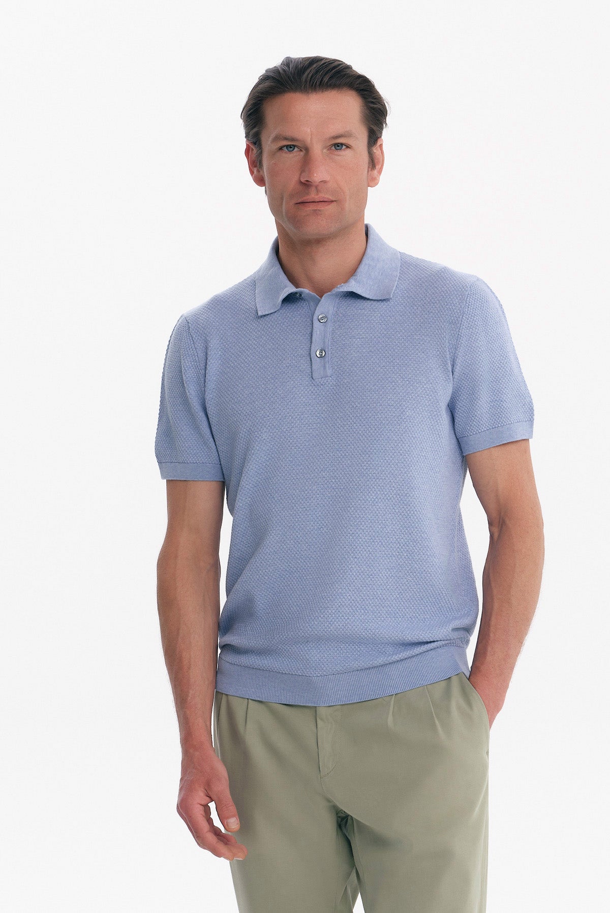 ΑΝΔΡΙΚΟ ΣΙΕΛ ΠΛΕΚΤΟ POLO REGULAR FIT PORTOBELLO'S