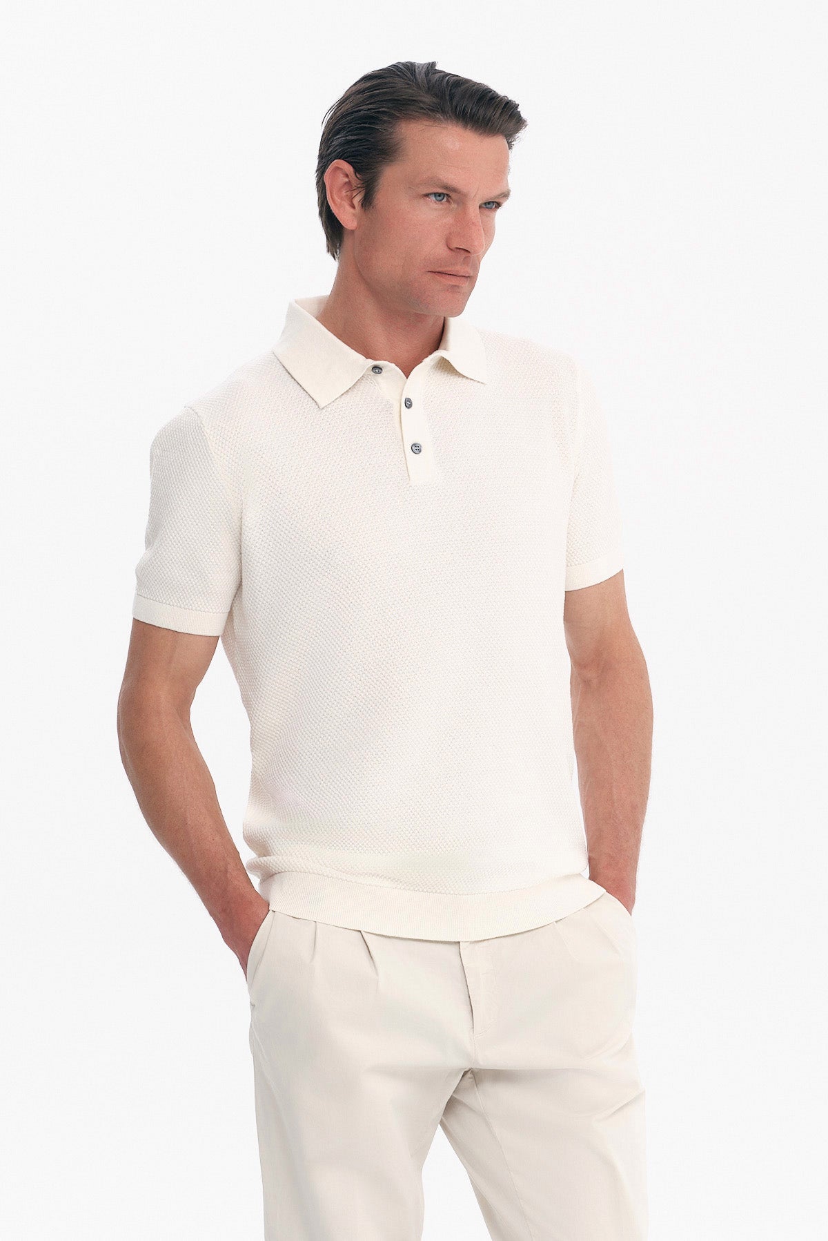 ΑΝΔΡΙΚΟ ΕΚΡΟΥ ΠΛΕΚΤΟ POLO REGULAR FIT PORTOBELLO'S