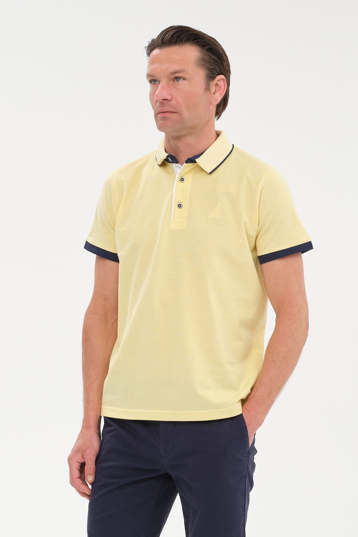 ΑΝΔΡΙΚΟ ΚΙΤΡΙΝΟ ΚΟΝΤΟΜΑΝΙΚΟ POLO PIQUE PORTOBELLO'S REGULAR FIT