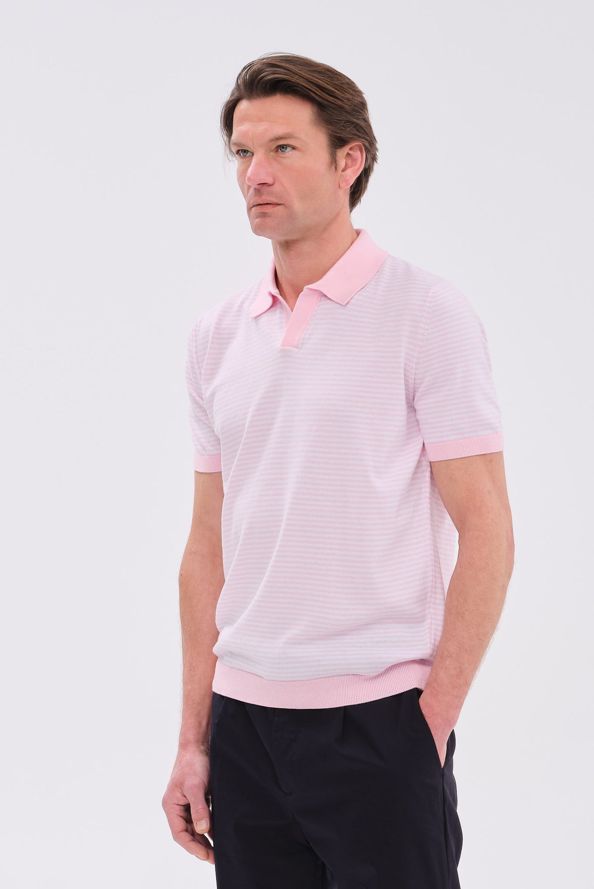 ΑΝΔΡΙΚΟ ΡΟΖ ΡΙΓΕ ΠΛΕΚΤΟ ΚΟΝΤΟΜΑΝΙΚΟ POLO PORTOBELLO'S REGULAR FIT
