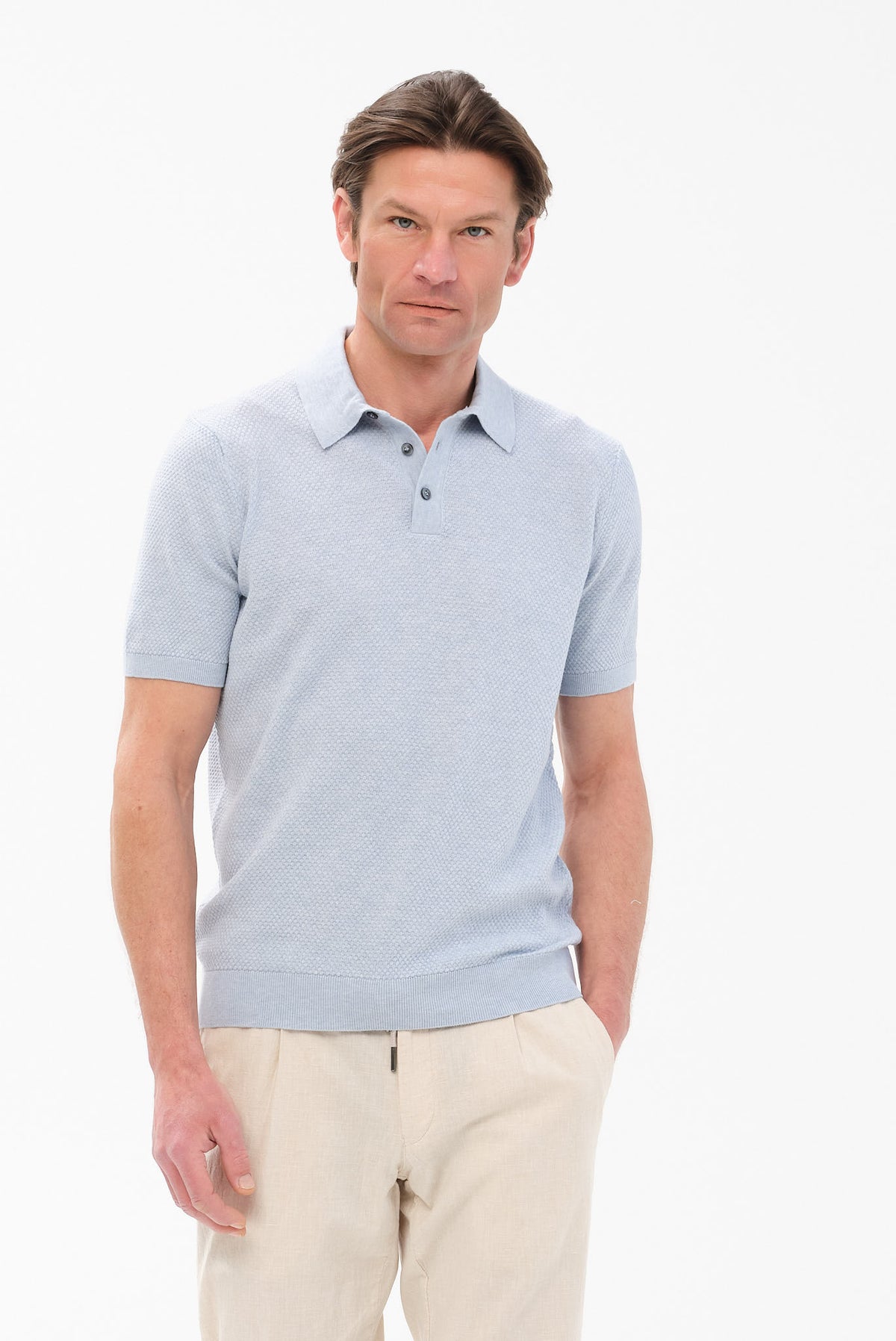 ΑΝΔΡΙΚΟ ΣΙΕΛ ΠΛΕΚΤΟ ΚΟΝΤΟΜΑΝΙΚΟ POLO PORTOBELLO'S REGULAR FIT