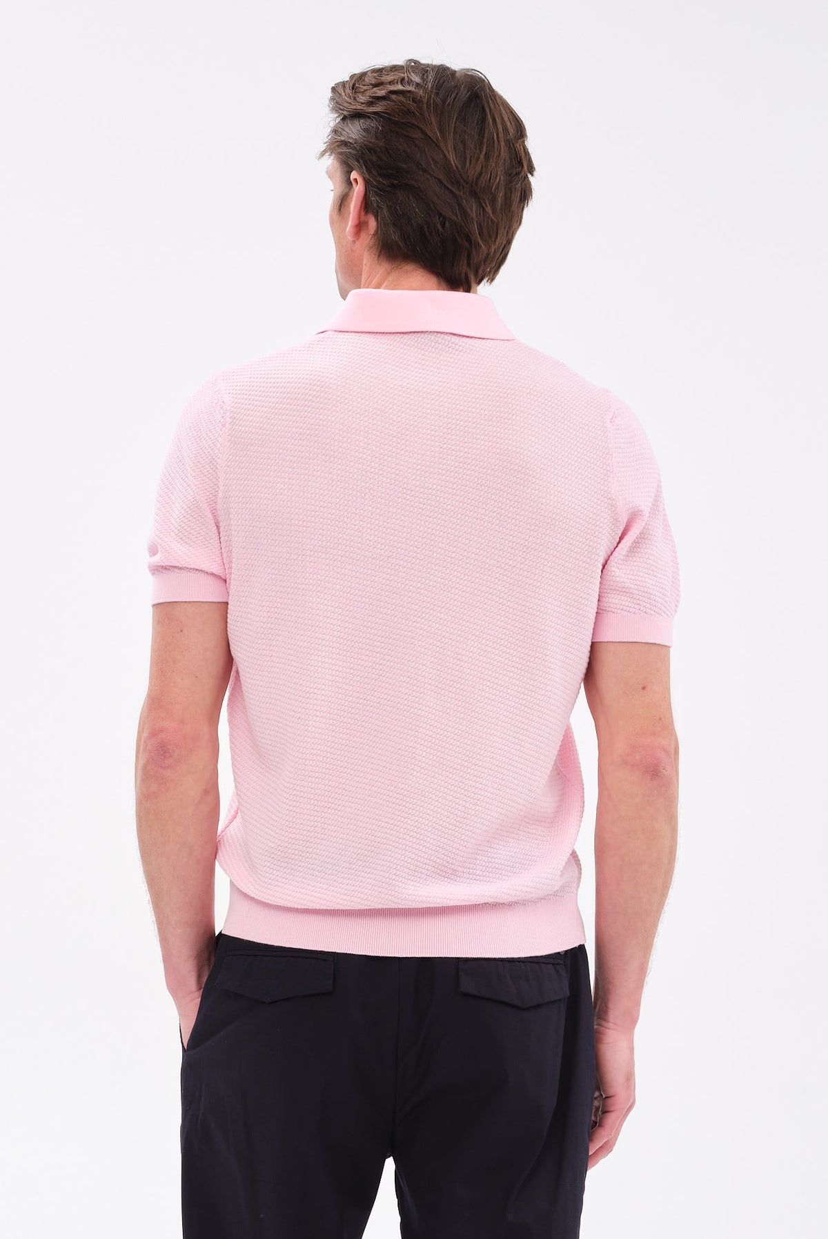 ΑΝΔΡΙΚΟ ΡΟΖ ΚΟΝΤΟΜΑΝΙΚΟ ΠΛΕΚΤΟ POLO PORTOBELLO'S REGULAR FIT