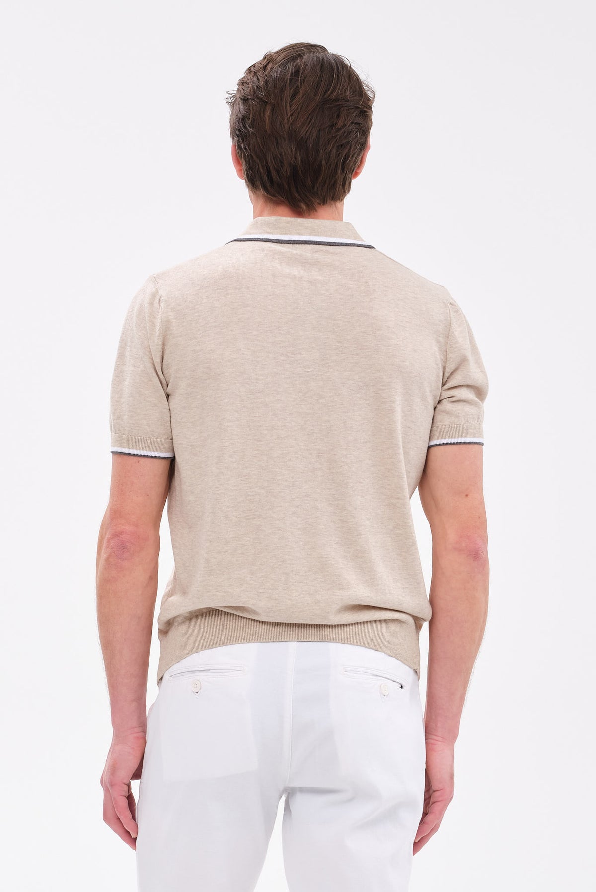 ΑΝΔΡΙΚΟ ΜΠΕΖ ΣΚΟΥΡΟ ΚΟΝΤΟΜΑΝΙΚΟ POLO PORTOBELLO'S REGULAR FIT