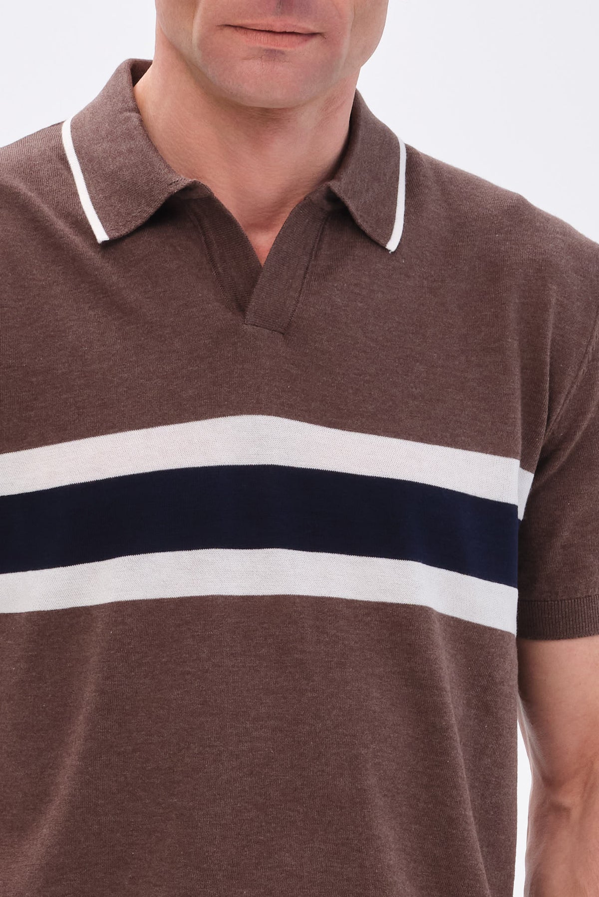 ΑΝΔΡΙΚΟ ΚΑΦΕ ΡΙΓΕ ΚΟΝΤΟΜΑΝΙΚΟ POLO PORTOBELLO'S REGULAR FIT