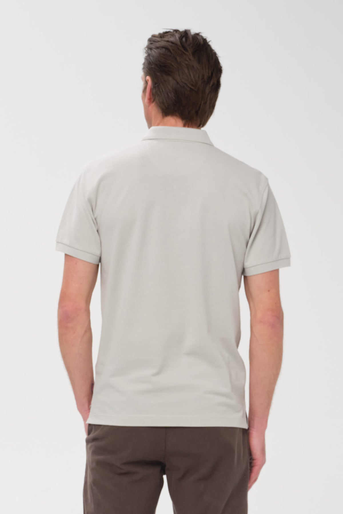ΑΝΔΡΙΚΟ ΓΚΡΙ ΑΝΟΙΧΤΟ  ΚΟΝΤΟΜΑΝΙΚΟ POLO PORTOBELLO'S REGULAR FIT