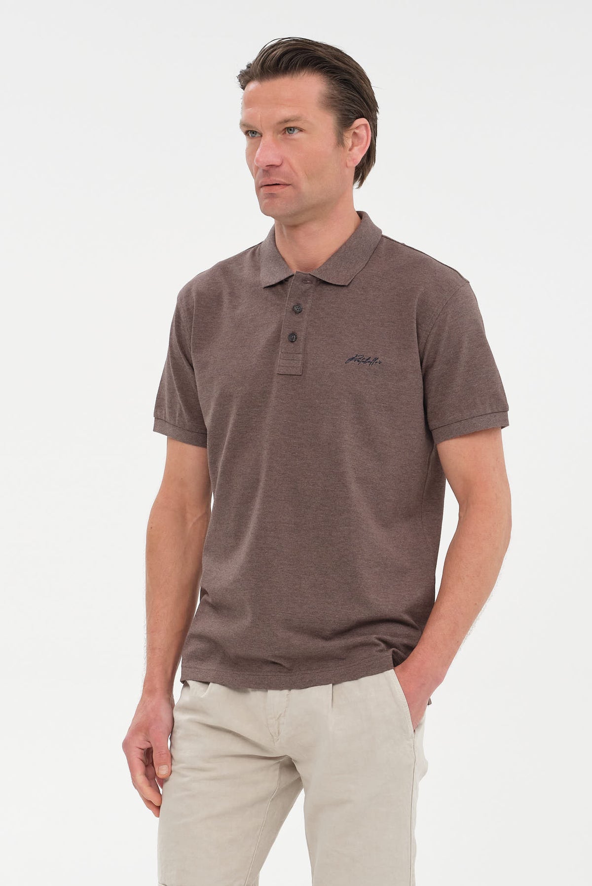 ΑΝΔΡΙΚΟ ΚΑΦΕ ΚΟΝΤΟΜΑΝΙΚΟ POLO PORTOBELLO'S REGULAR FIT