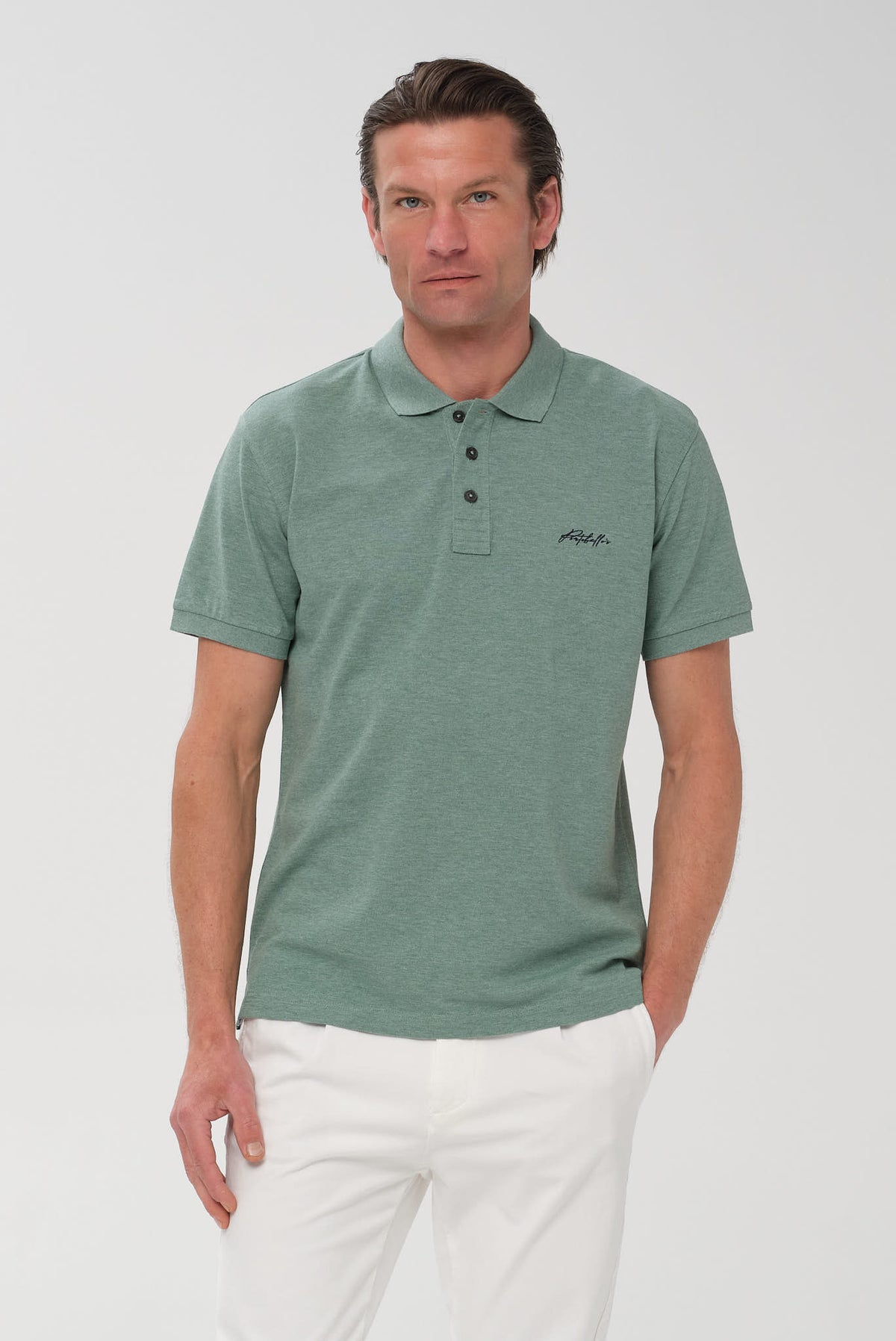 ΑΝΔΡΙΚΟ ΠΡΑΣΙΝΟ ΚΟΝΤΟΜΑΝΙΚΟ POLO PORTOBELLO'S REGULAR FIT