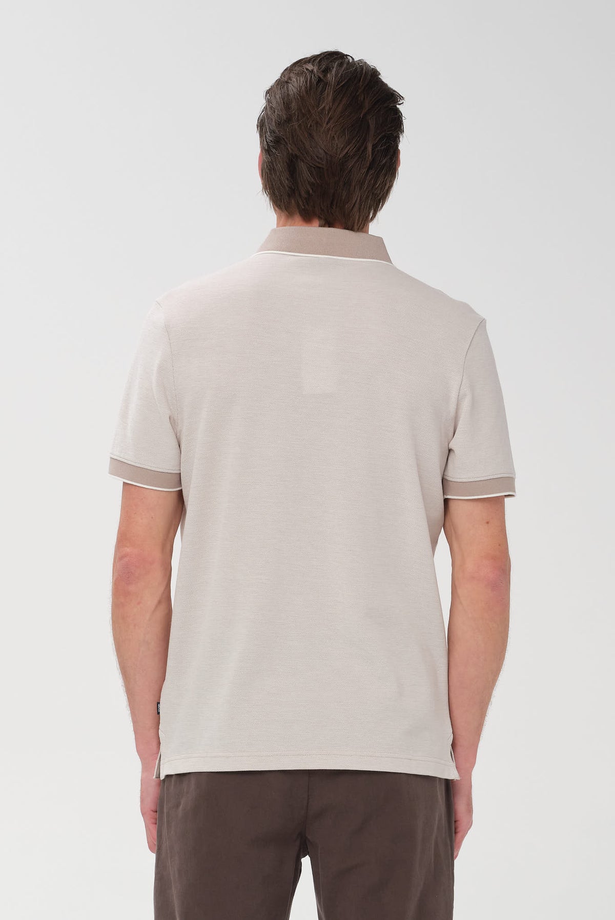 ΑΝΔΡΙΚΟ ΜΠΕΖ ΣΚΟΥΡΟ ΚΟΝΤΟΜΑΝΙΚΟ POLO JOOP REGULAR FIT