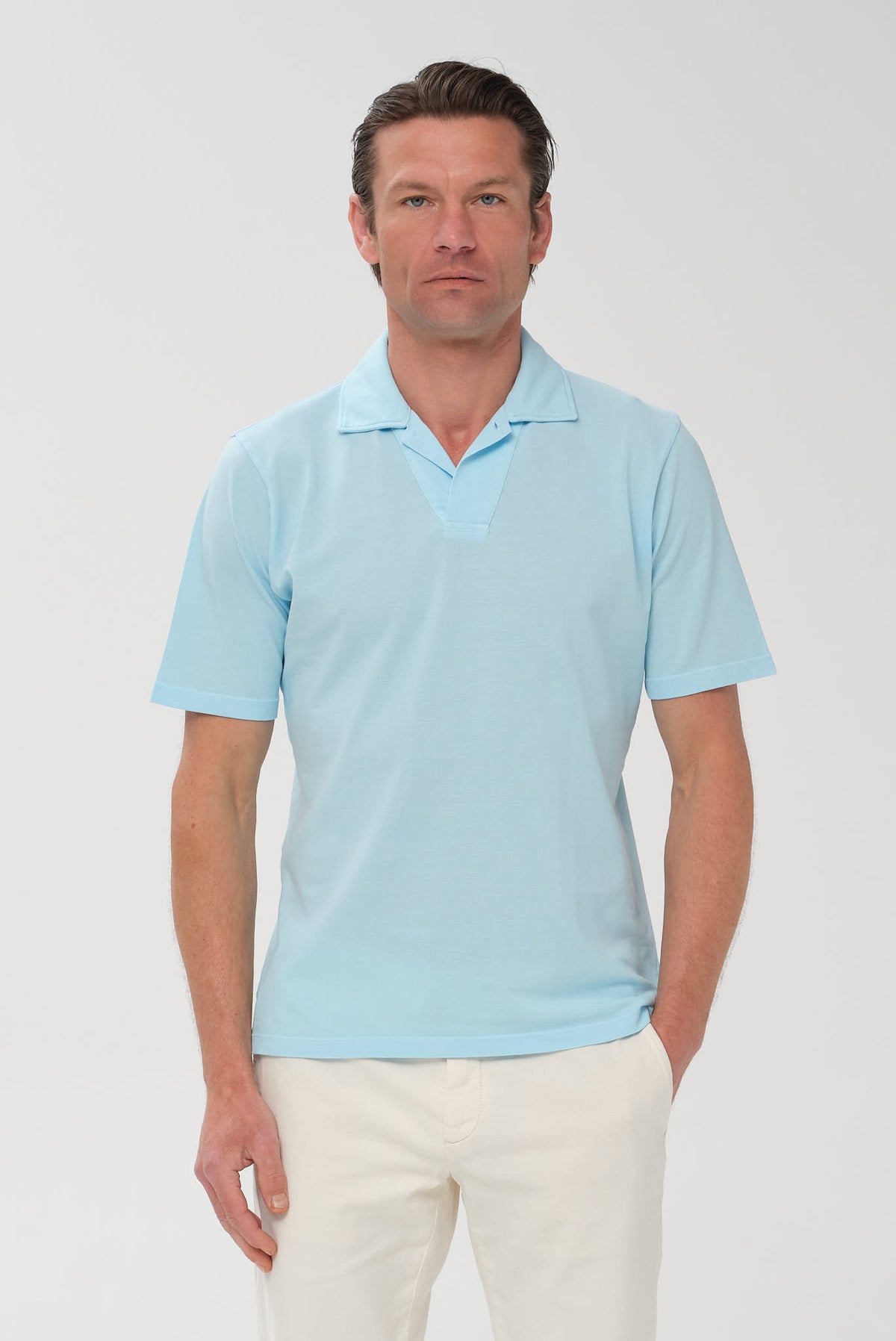 ΑΝΔΡΙΚΟ ΣΙΕΛ ΚΟΝΤΟΜΑΝΙΚΟ PIQUE POLO FERANTE REGULAR FIT
