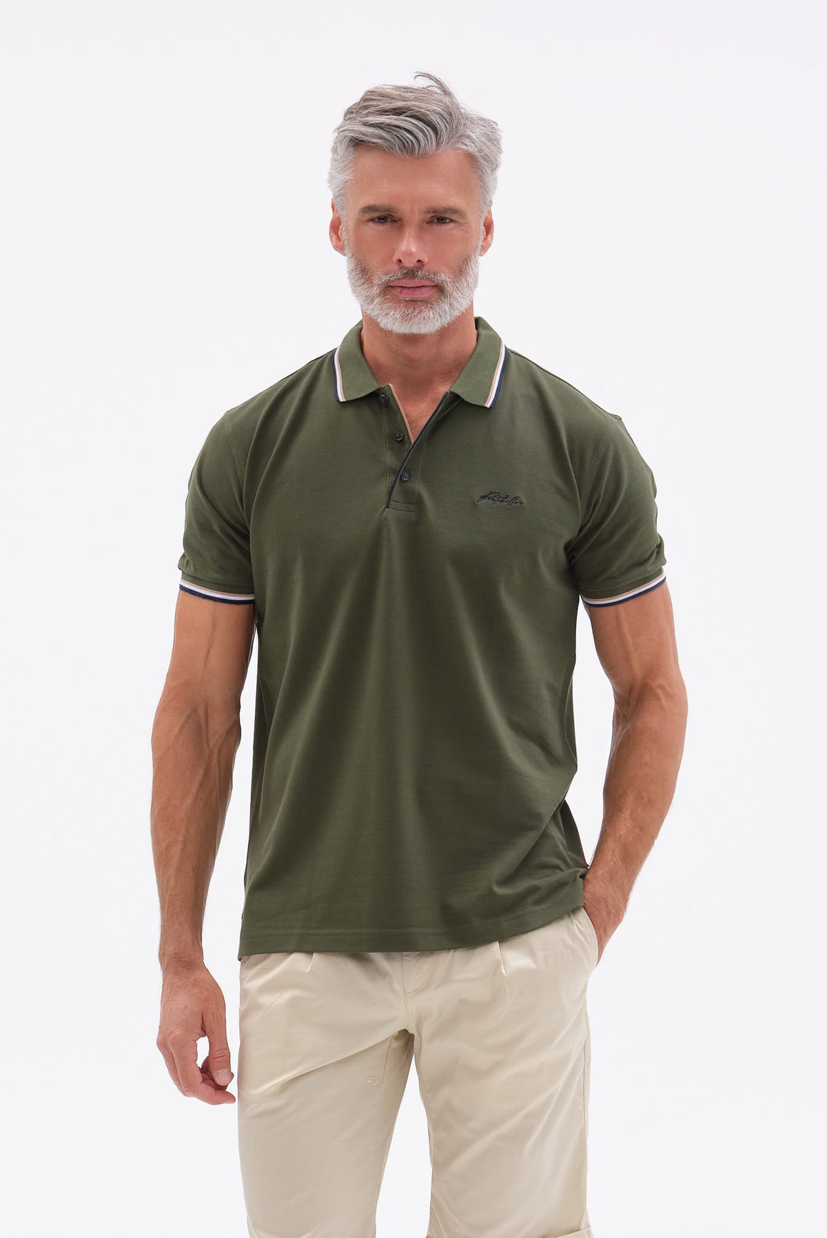 ΑΝΔΡΙΚΟ ΛΑΔΙ ΚΟΝΤΟΜΑΝΙΚΟ POLO PORTOBELLO'S ΜΕ BIO SILKY FINISH REGULAR FIT