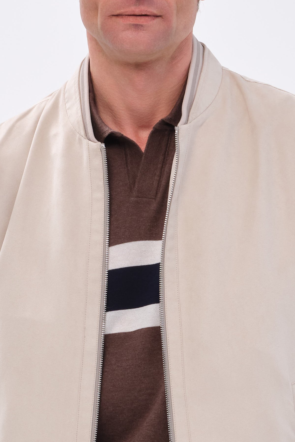 ΑΝΔΡΙΚΟ ΜΠΕΖ ΑΝΟΙΧΤΟ JACKET MILESTONE REGULAR FIT