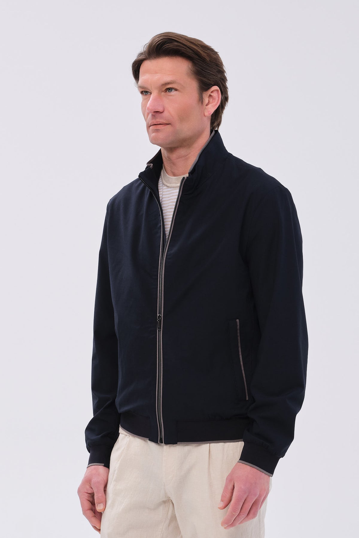 ΑΝΔΡΙΚΟ ΜΠΛΕ JACKET MILESTONE REGULAR FIT