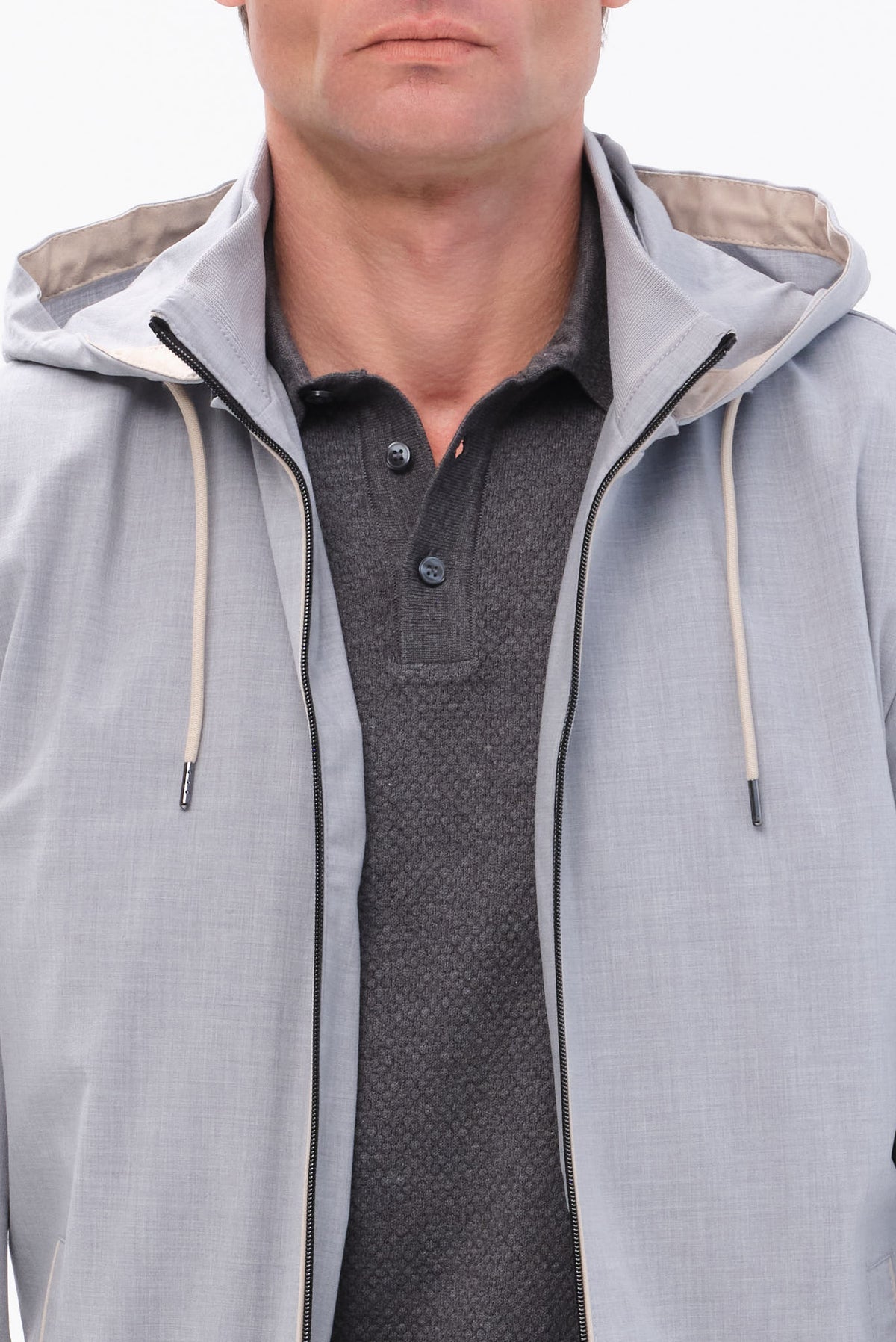 ΑΝΔΡΙΚΟ ΓΚΡΙ ΑΝΟΙΧΤΟ JACKET MILESTONE REGULAR FIT