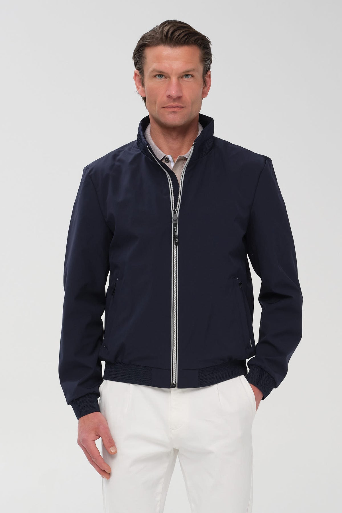 ΑΝΔΡΙΚΟ ΜΠΛΕ JACKET PORTOBELLO'S REGULAR FIT