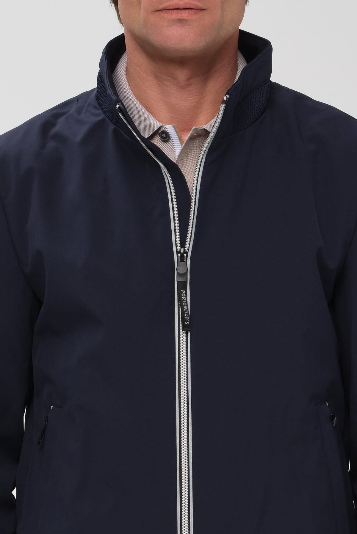 ΑΝΔΡΙΚΟ ΜΠΛΕ JACKET PORTOBELLO'S REGULAR FIT