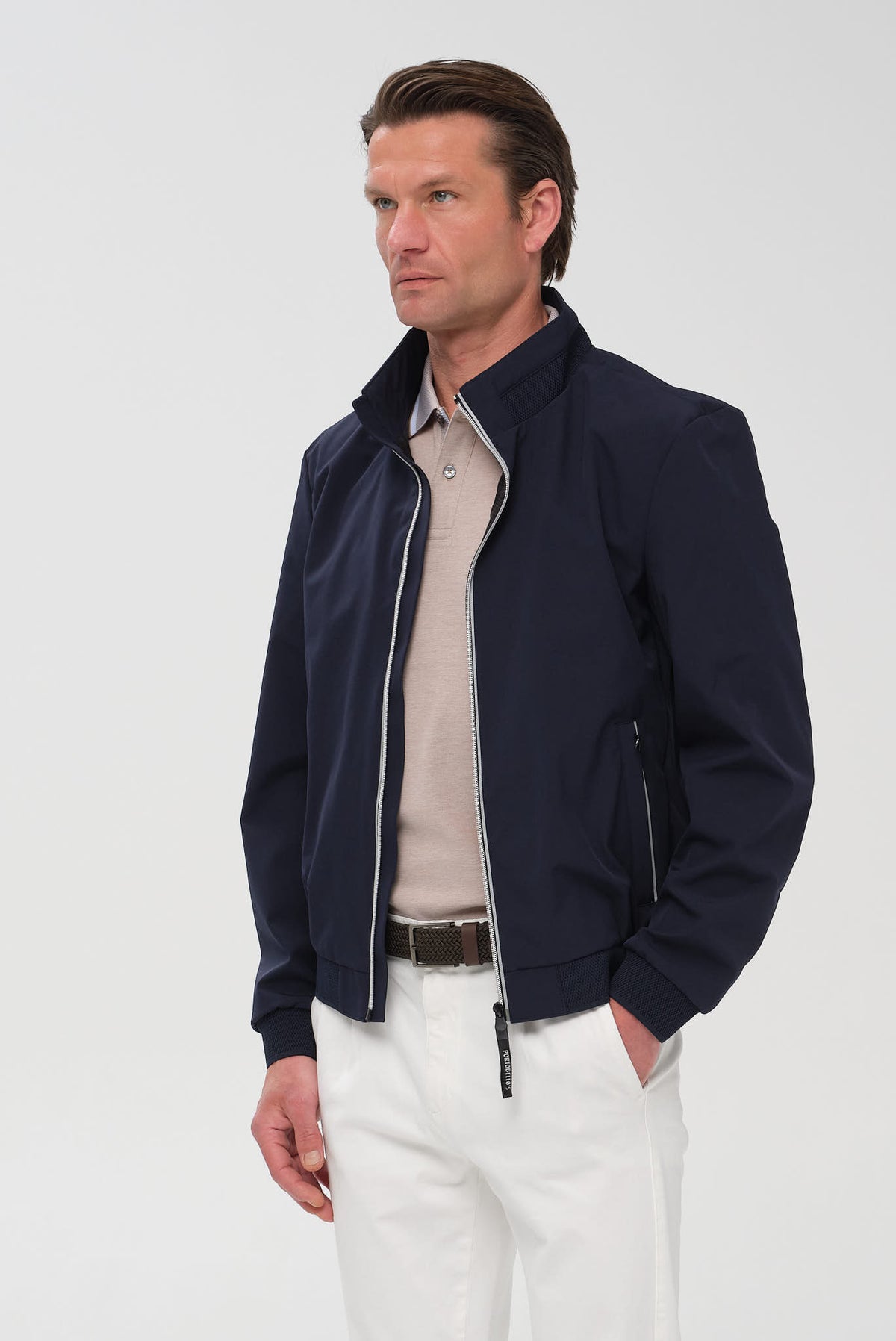 ΑΝΔΡΙΚΟ ΜΠΛΕ JACKET PORTOBELLO'S REGULAR FIT