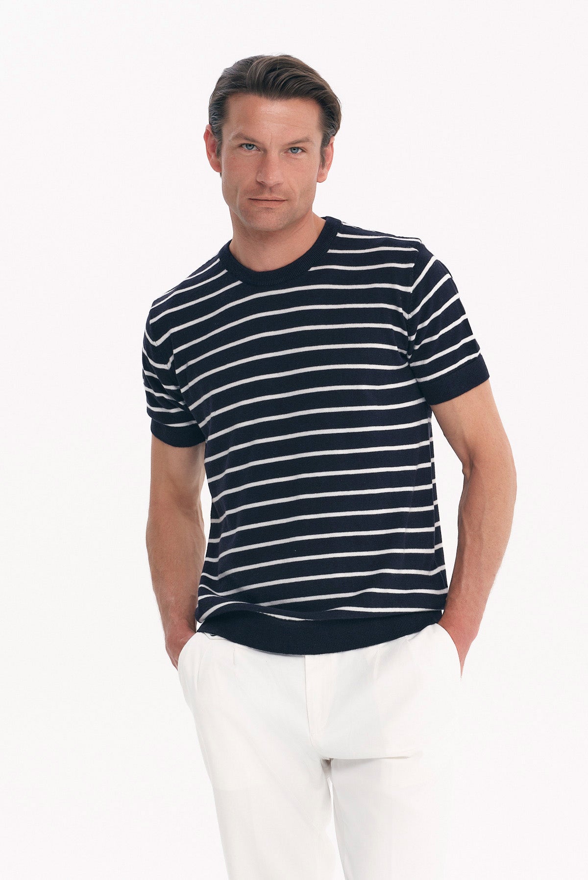 ΑΝΔΡΙΚΗ ΜΠΛΕ ΜΑΡΙΝΙΕΡΑ REGULAR FIT LES GENT'S