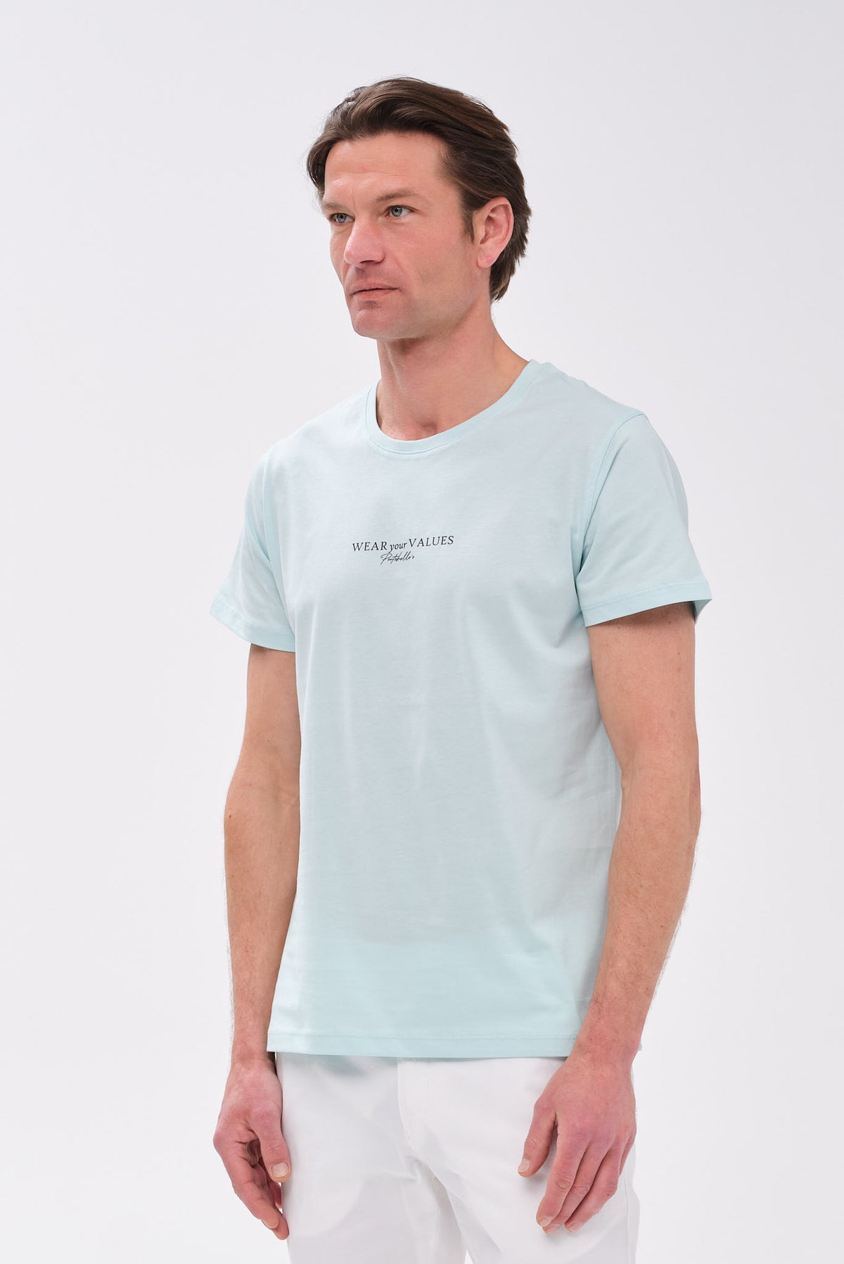 PORTOBELLO'S SIGNATURE ΜΕΝΤΑ T-SHIRT "WEAR YOUR VALUES" EDITION