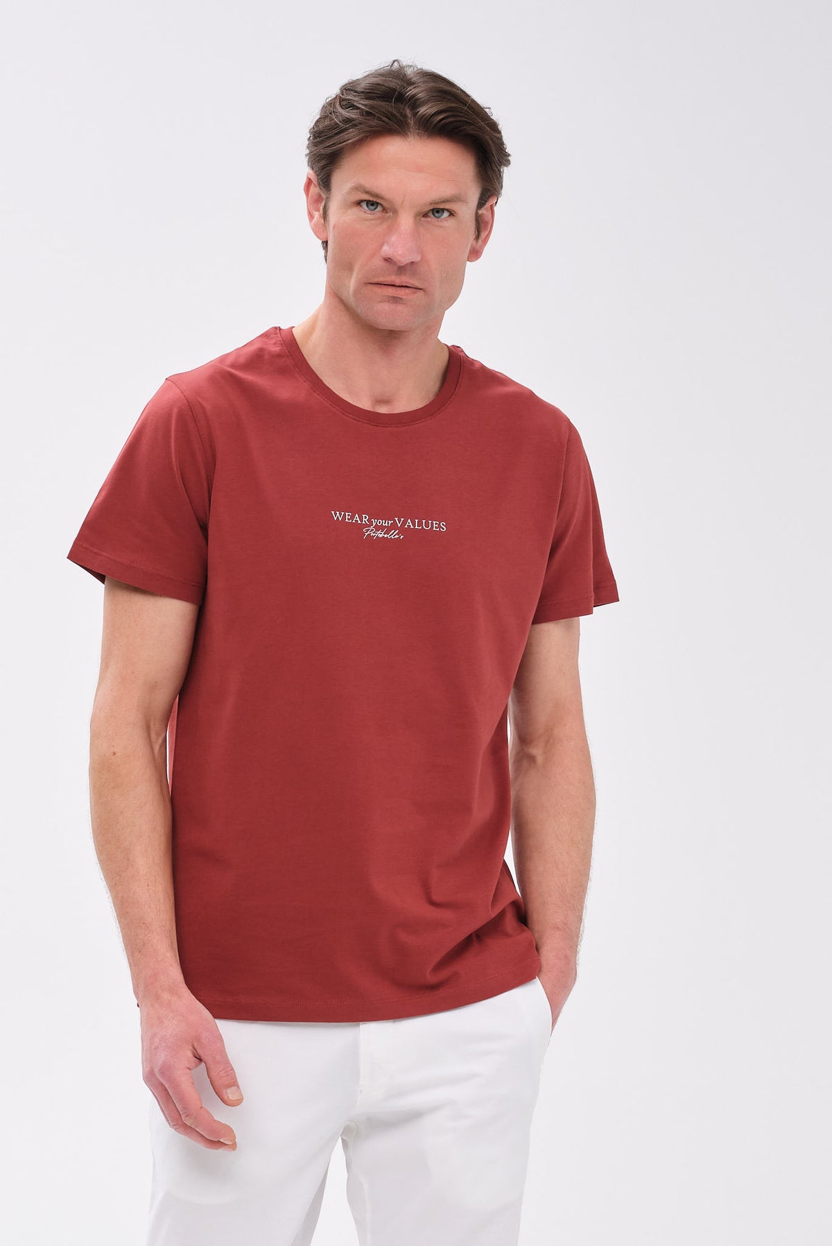 PORTOBELLO'S SIGNATURE ΚΕΡΑΜΙΔΙ T-SHIRT "WEAR YOUR VALUES" EDITION