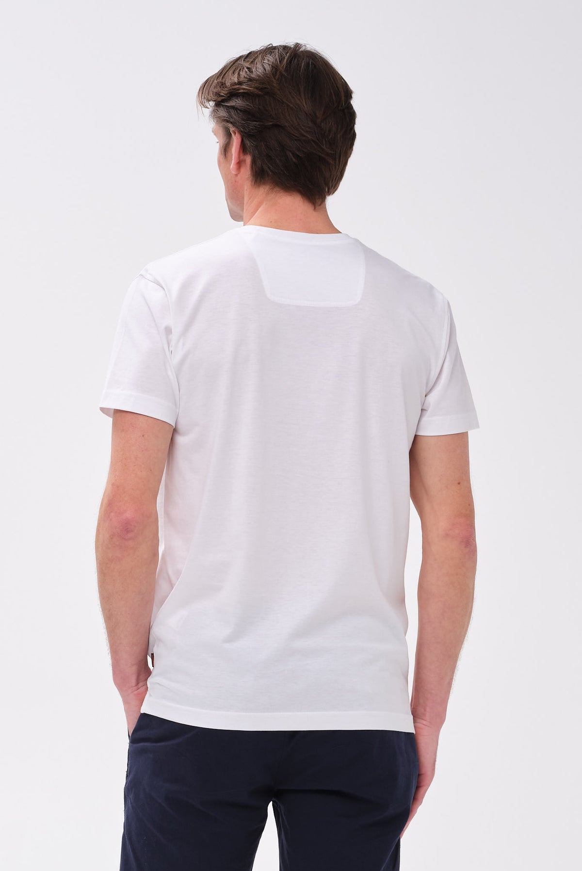 PORTOBELLO'S ΛΕΥΚΟ PIMA COTTON T-SHIRT - PREMIUM ESSENTIAL EDITION