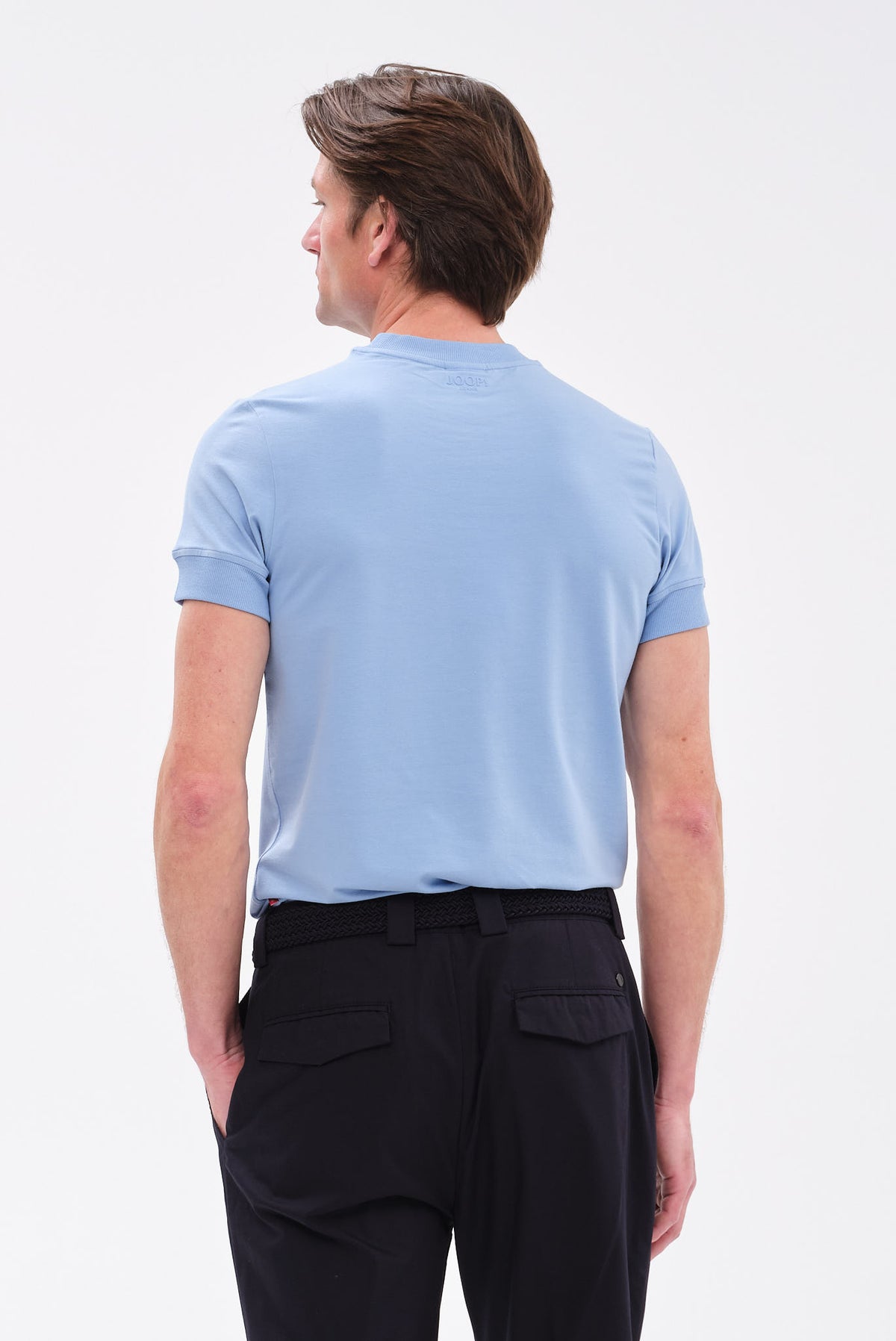 ΑΝΔΡΙΚΟ ΣΙΕΛ ΜΟΝΟΧΡΩΜΟ ΚΟΝΤΟΜΑΝΙΚΟ T-SHIRT JOOP REGULAR FIT