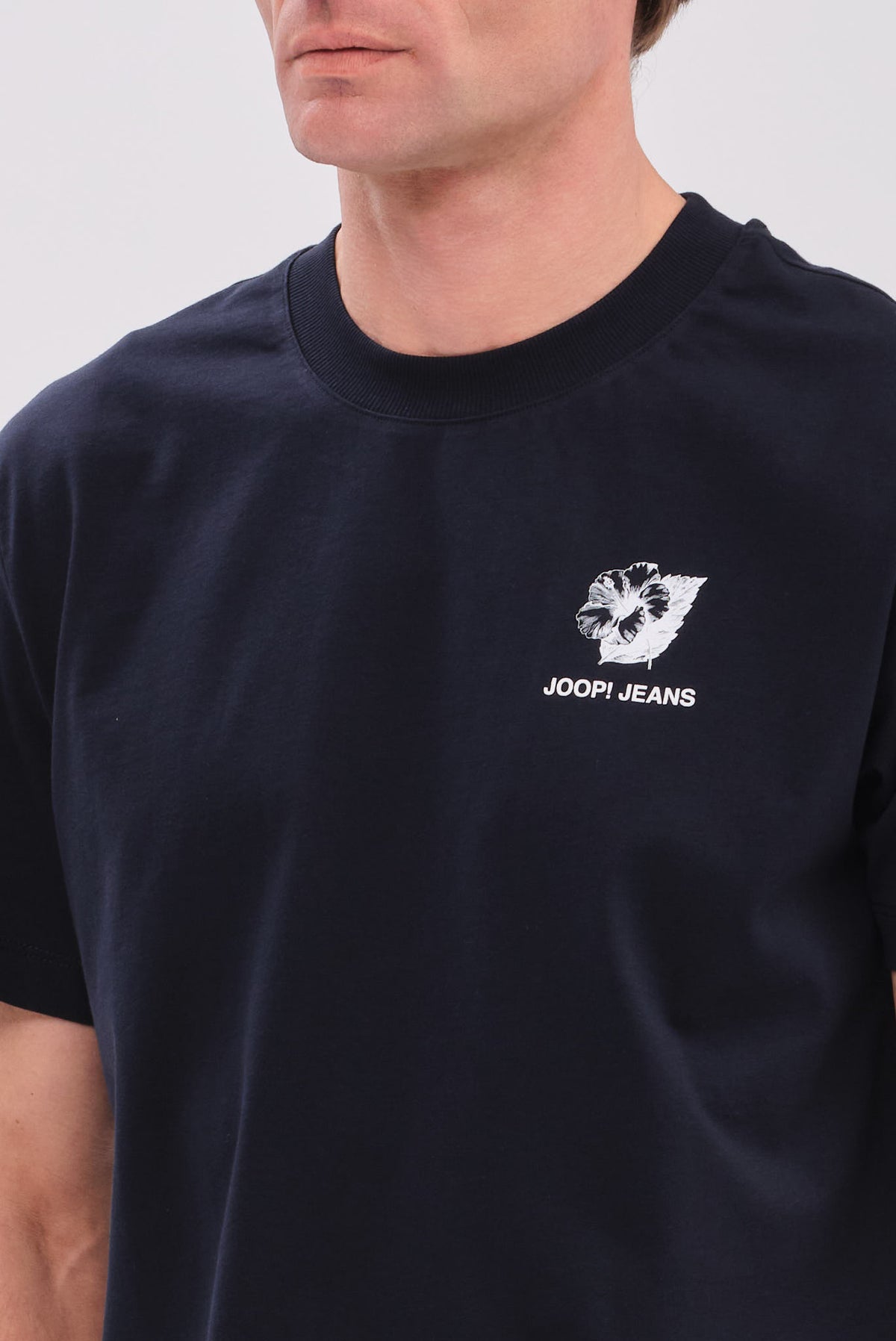 ΑΝΔΡΙΚΟ ΜΠΛΕ ΚΟΝΤΟΜΑΝΙΚΟ T-SHIRT JOOP REGULAR FIT