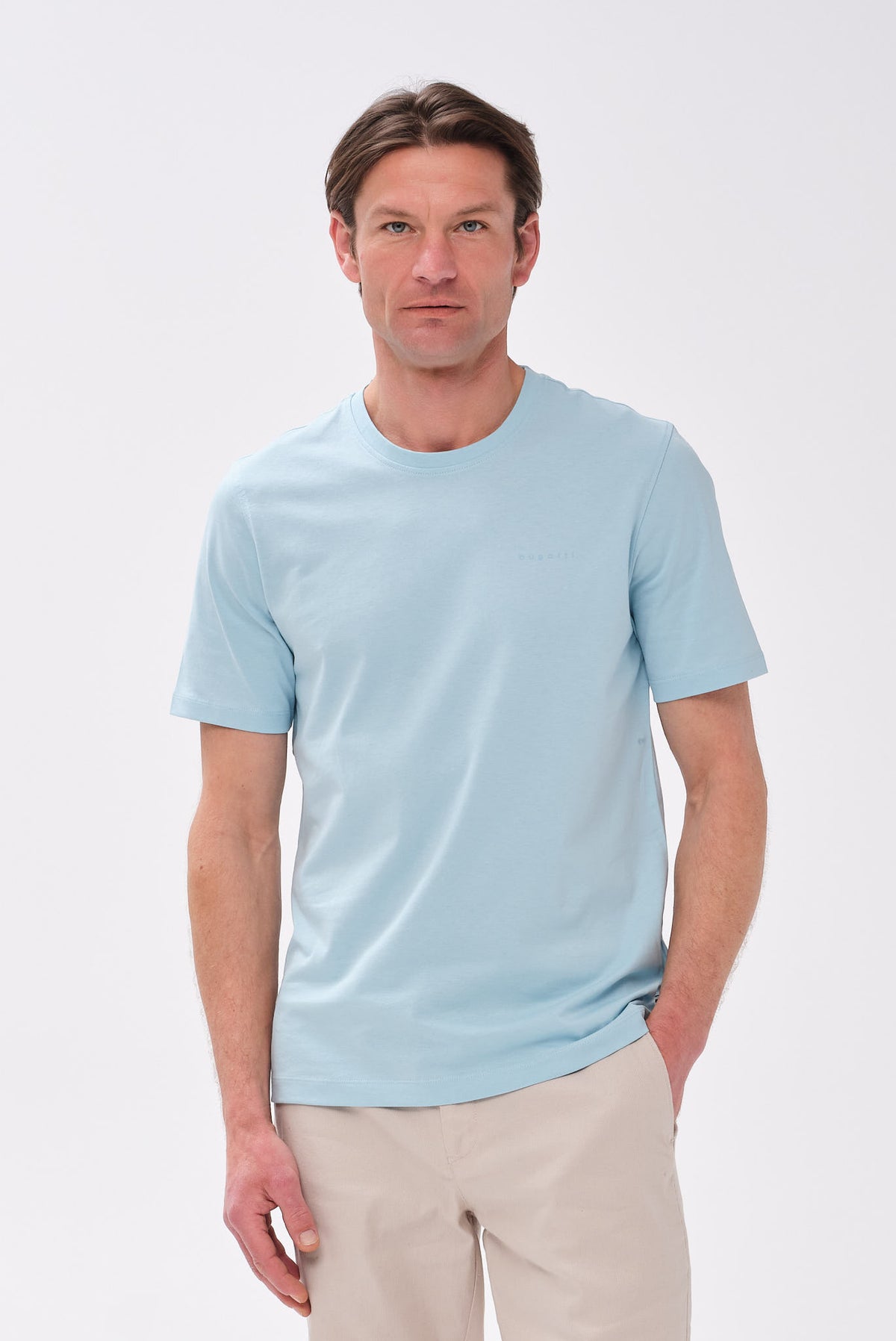 ΑΝΔΡΙΚΟ ΟΙΝΟΠΝΕΥΜΑΤΙ ΚΟΝΤΟΜΑΝΙΚΟ T-SHIRT BUGGATI REGULAR FIT