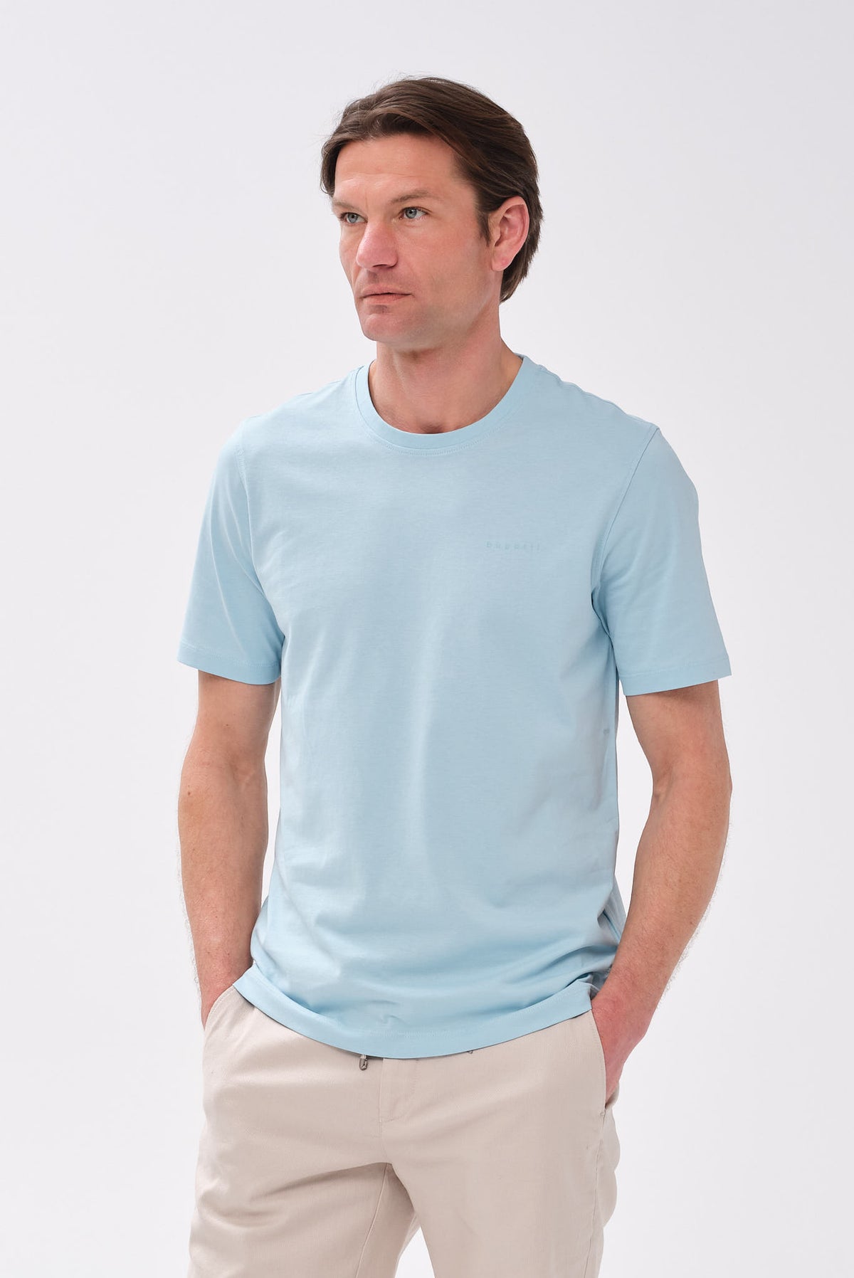 ΑΝΔΡΙΚΟ ΟΙΝΟΠΝΕΥΜΑΤΙ ΚΟΝΤΟΜΑΝΙΚΟ T-SHIRT BUGGATI REGULAR FIT