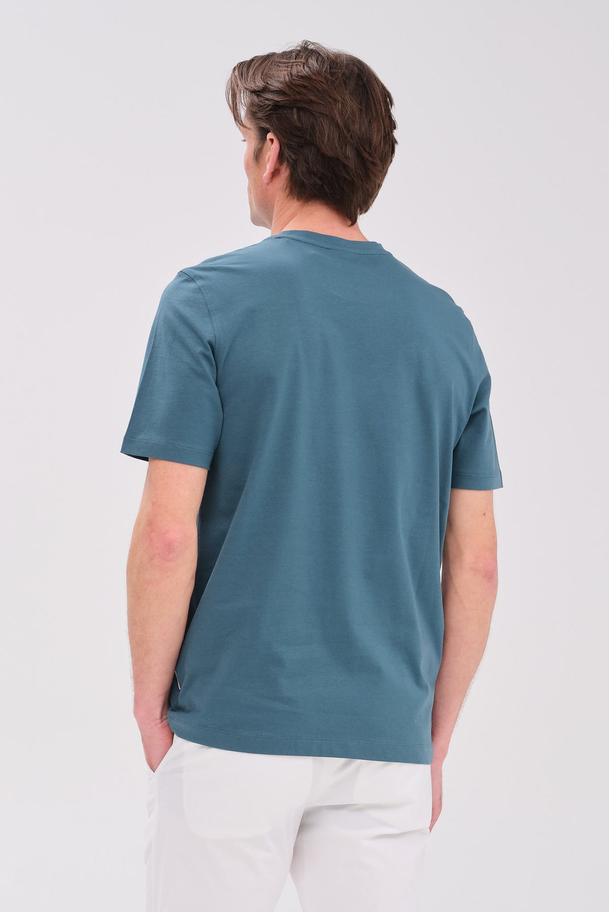 ΑΝΔΡΙΚΟ ΠΡΑΣΙΝΟ ΚΟΝΤΟΜΑΝΙΚΟ T-SHIRT BUGGATI REGULAR FIT