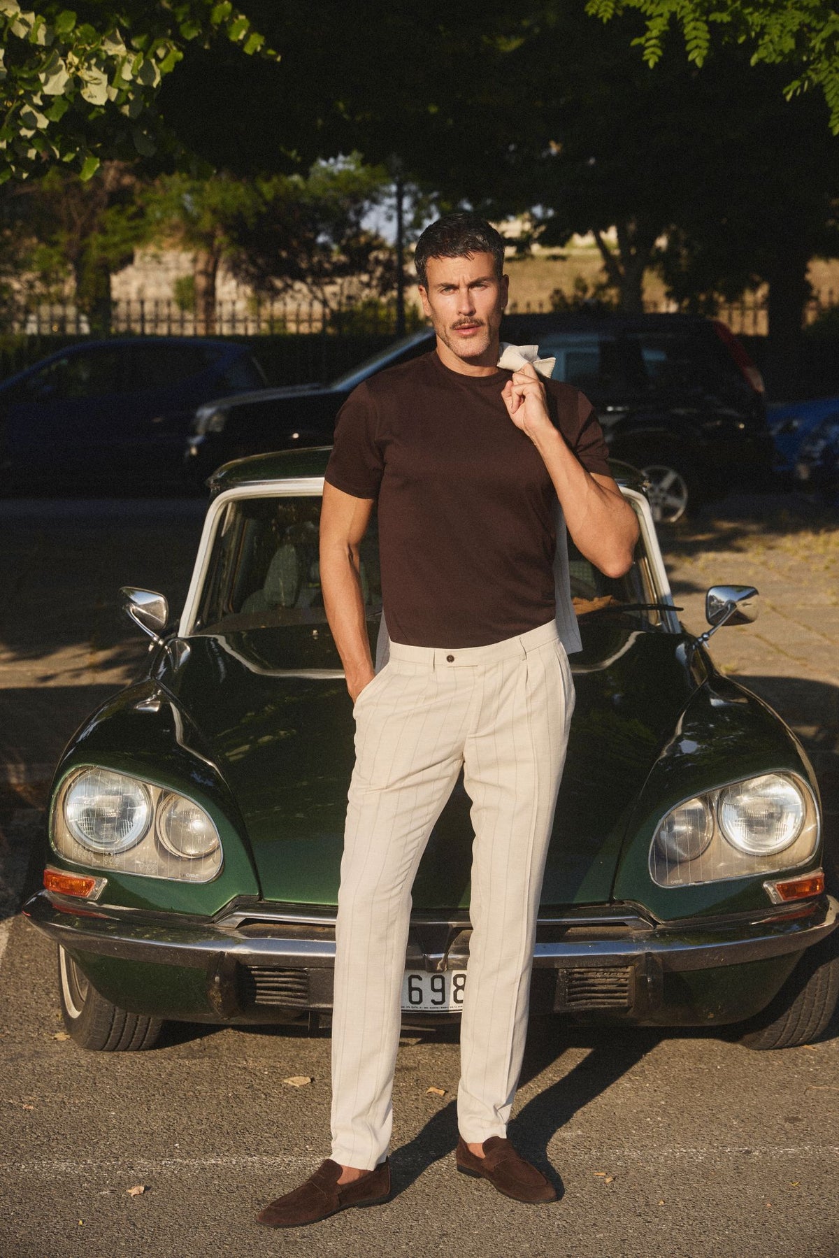 ΑΝΔΡΙΚΟ ΚΑΦΕ ΚΟΝΤΟΜΑΝΙΚΟ T-SHIRT PORTOBELLO'S