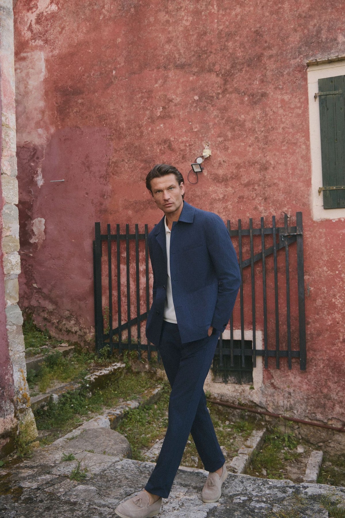ΑΝΔΡΙΚΟ ΜΠΛΕ CHINOS ΠΑΝΤΕΛΟΝΙ PORTOBELLO'S REGULAR FIT