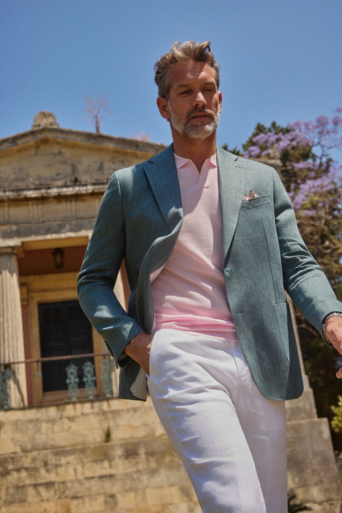 ΑΝΔΡΙΚΟ ΡΟΖ ΚΟΝΤΟΜΑΝΙΚΟ ΠΛΕΚΤΟ POLO PORTOBELLO'S REGULAR FIT