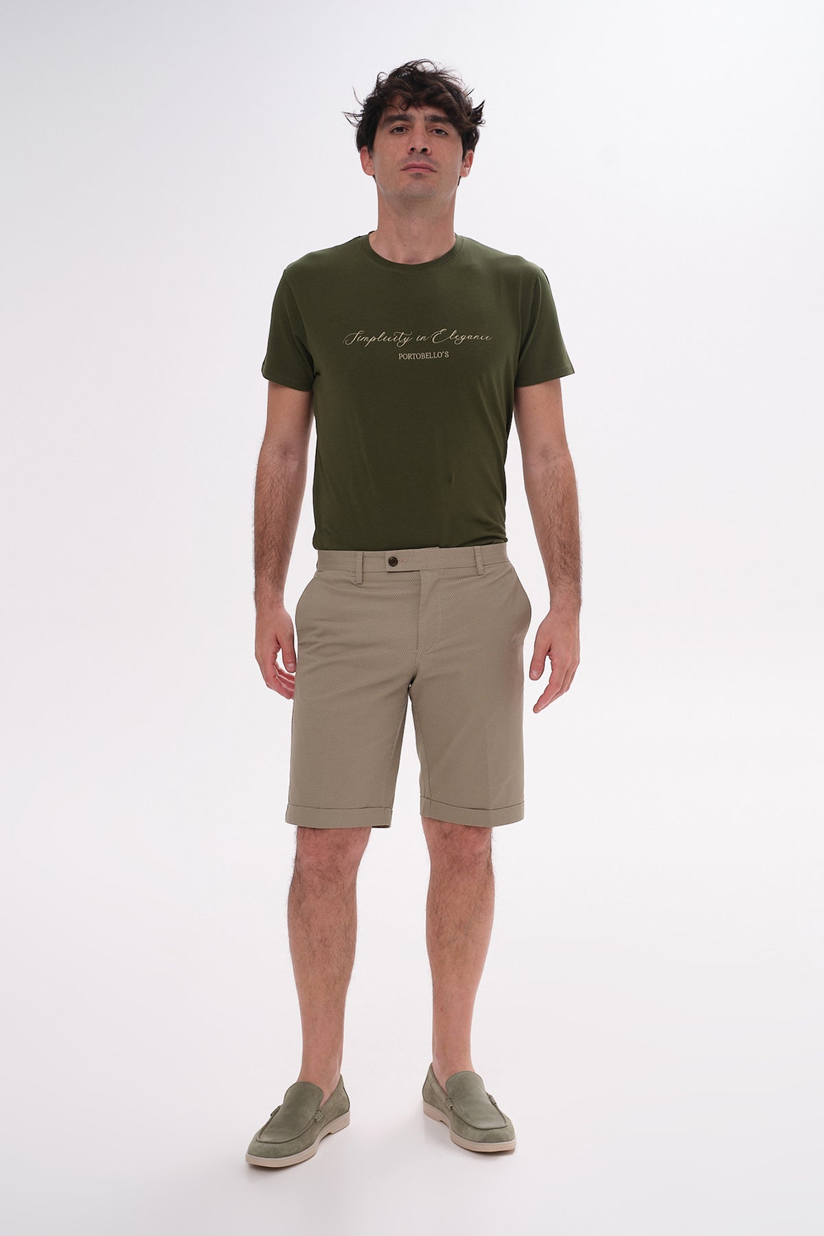 ΑΝΔΡΙΚΗ ΜΠΕΖ ΛΑΔΙ ΒΕΡΜΟΥΔΑ CHINOS PORTOBLLO'S REGULAR FIT