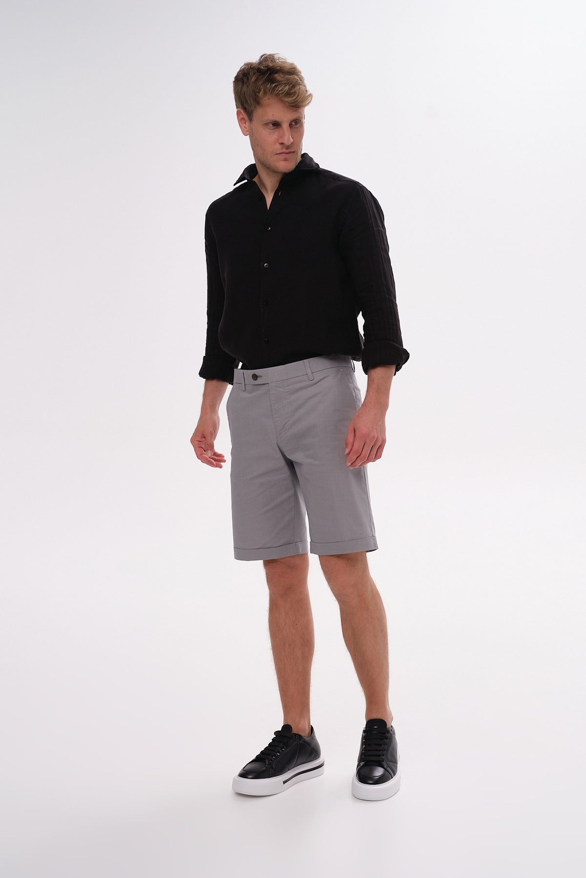 ΑΝΔΡΙΚΗ ΓΚΡΙ ΒΕΡΜΟΥΔΑ CHINOS PORTOBELLO'S REGULAR FIT