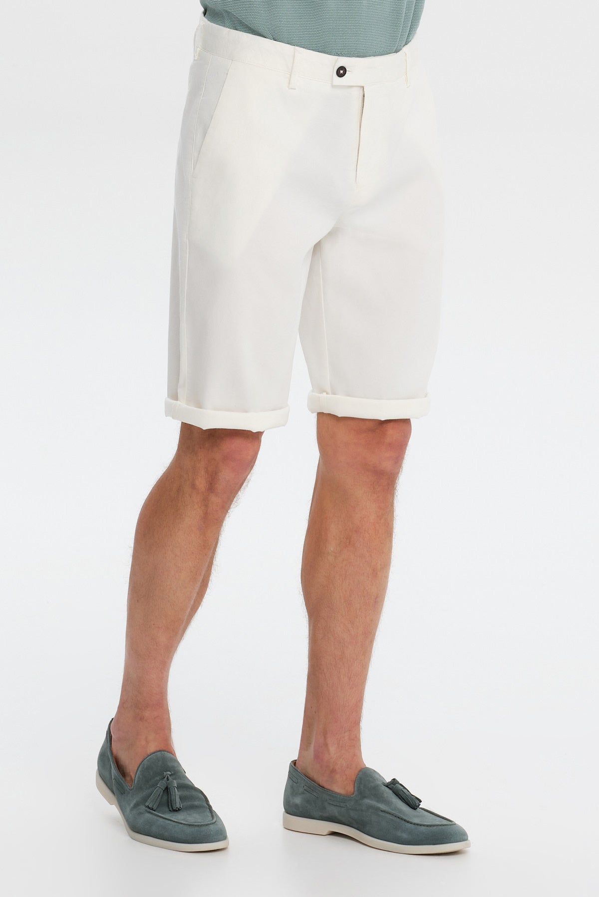 ΑΝΔΡΙΚΗ ΕΚΡΟΥ ΒΕΡΜΟΥΔΑ CHINOS SLIM FIT PORTOBELLO'S
