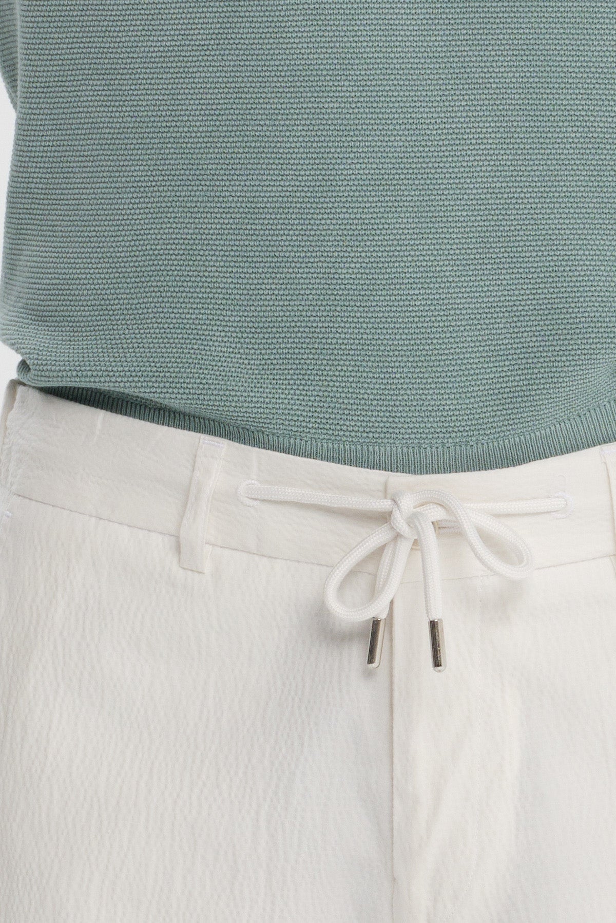 ΑΝΔΡΙΚΗ ΕΚΡΟΥ ΒΕΡΜΟΥΔΑ CHINOS SLIM FIT PORTOBELLO'S ΜΕ ΚΟΡΔΟΝΙ