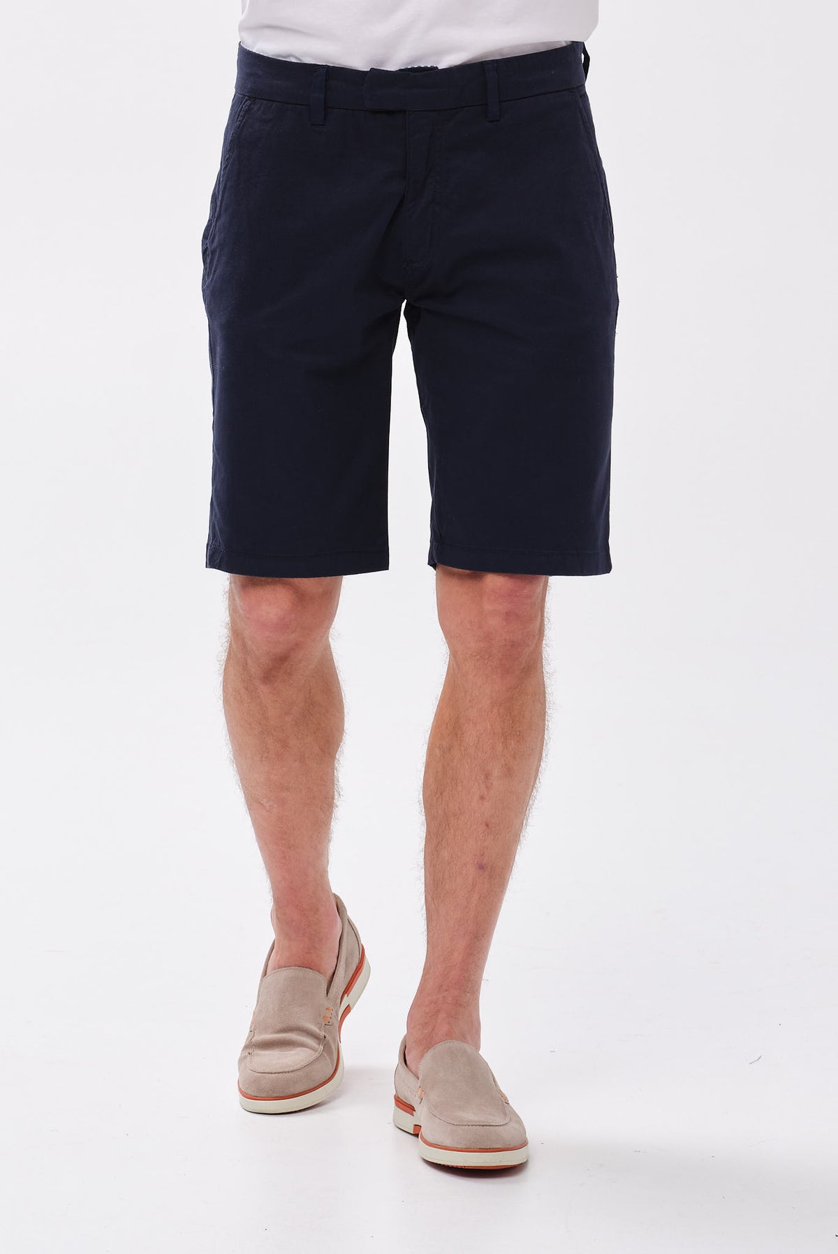 PORTOBELLO'S NAVY CHINO SHORTS - SUMMER ESSENTIAL EDITION
