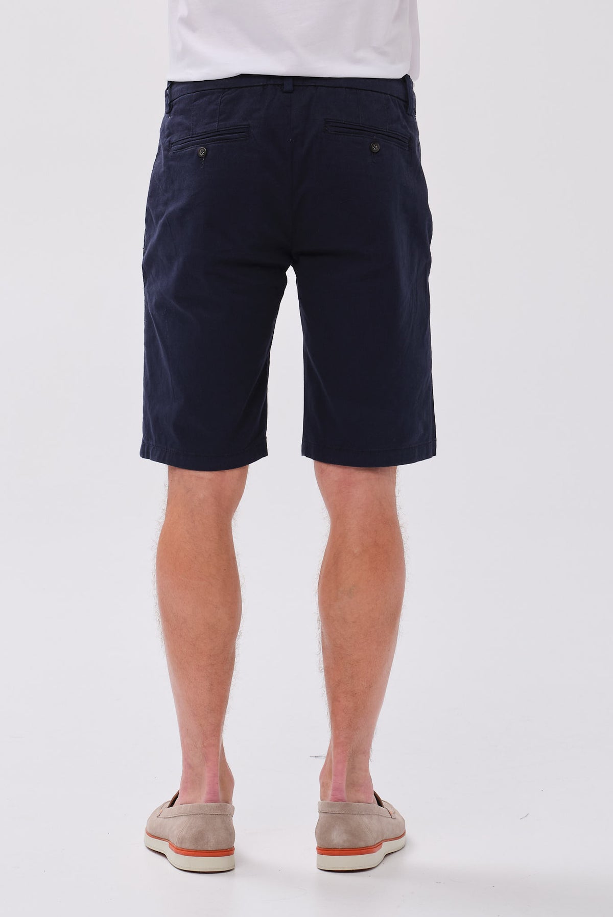 PORTOBELLO'S NAVY CHINO SHORTS - SUMMER ESSENTIAL EDITION