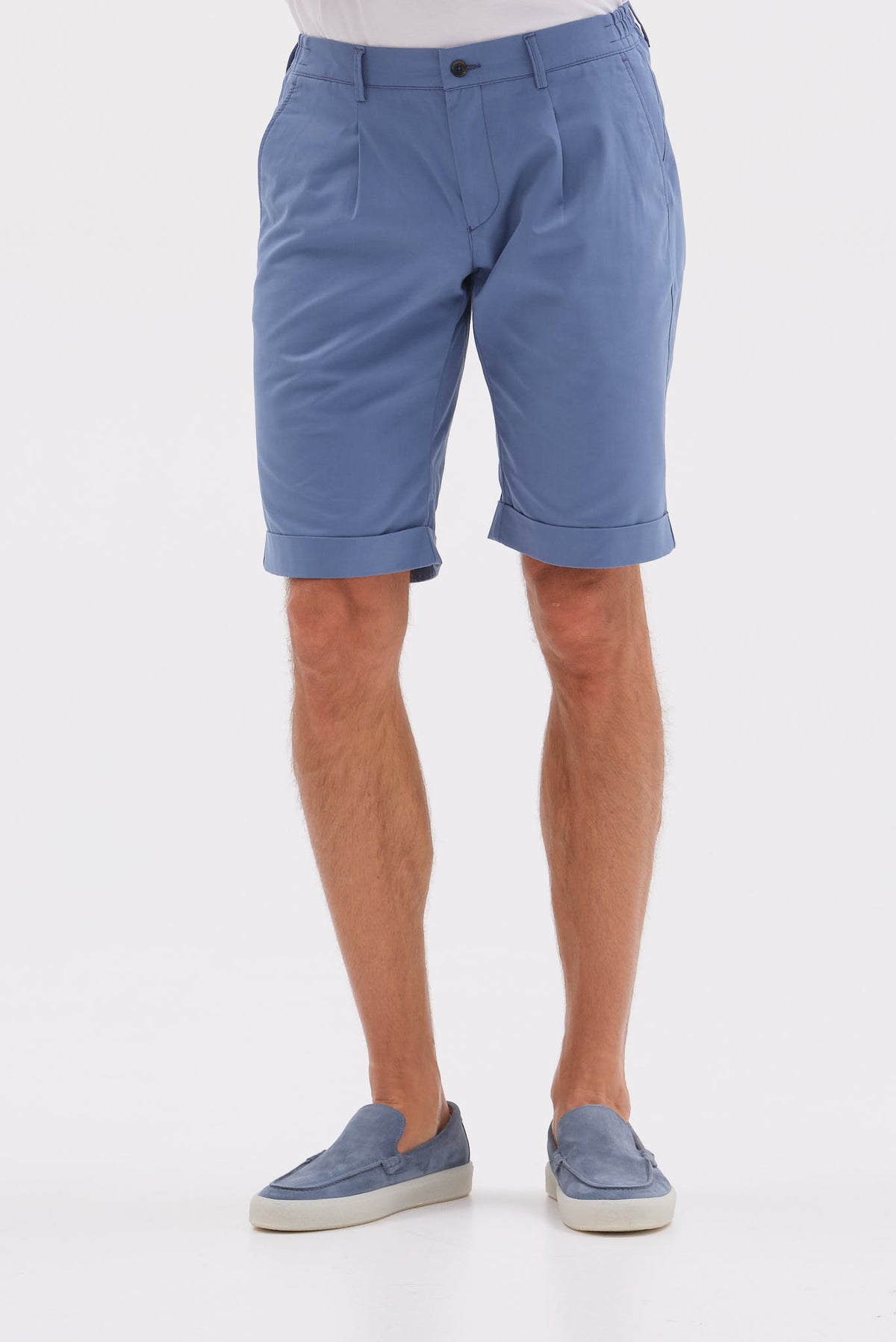 ΑΝΔΡΙΚΗ ΡΑΦ ΒΕΡΜΟΥΔΑ CHINOS PORTOBELLO'S ME ΛΑΣΤIXO KAI ΠΙΕΤΑ REGULAR FIT
