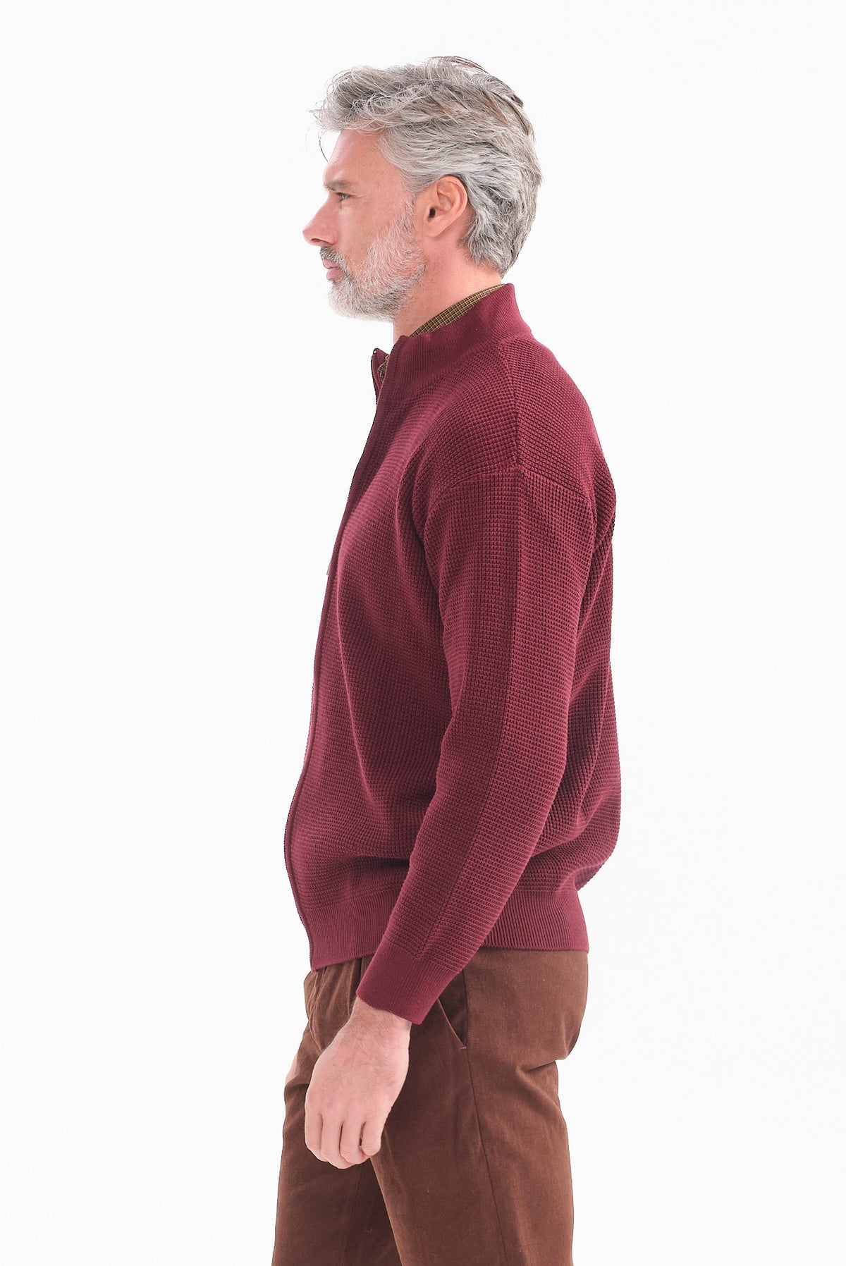 ΑΝΔΡΙΚΗ ΖΑΚΕΤΑ ΜΠΟΡΝΤΟ CARDIGAN PORTOBELLO'S REGULAR FIT