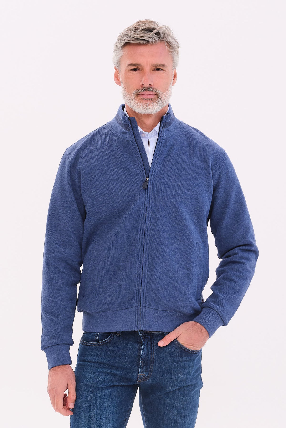 ΑΝΔΡΙΚΗ ΙΝΤΙΓΚΟ ΖΑΚΕΤΑ CARDIGAN PORTOBELLO'S REGULAR FIT