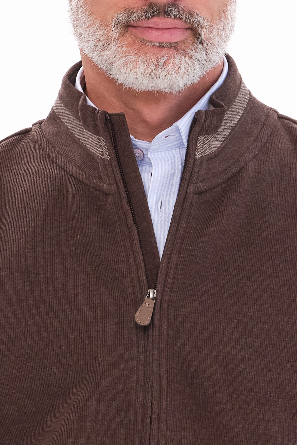 ΑΝΔΡΙΚΗ ΚΑΦΕ ΖΑΚΕΤΑ CARDIGAN PORTOBELLO'S REGULAR FIT